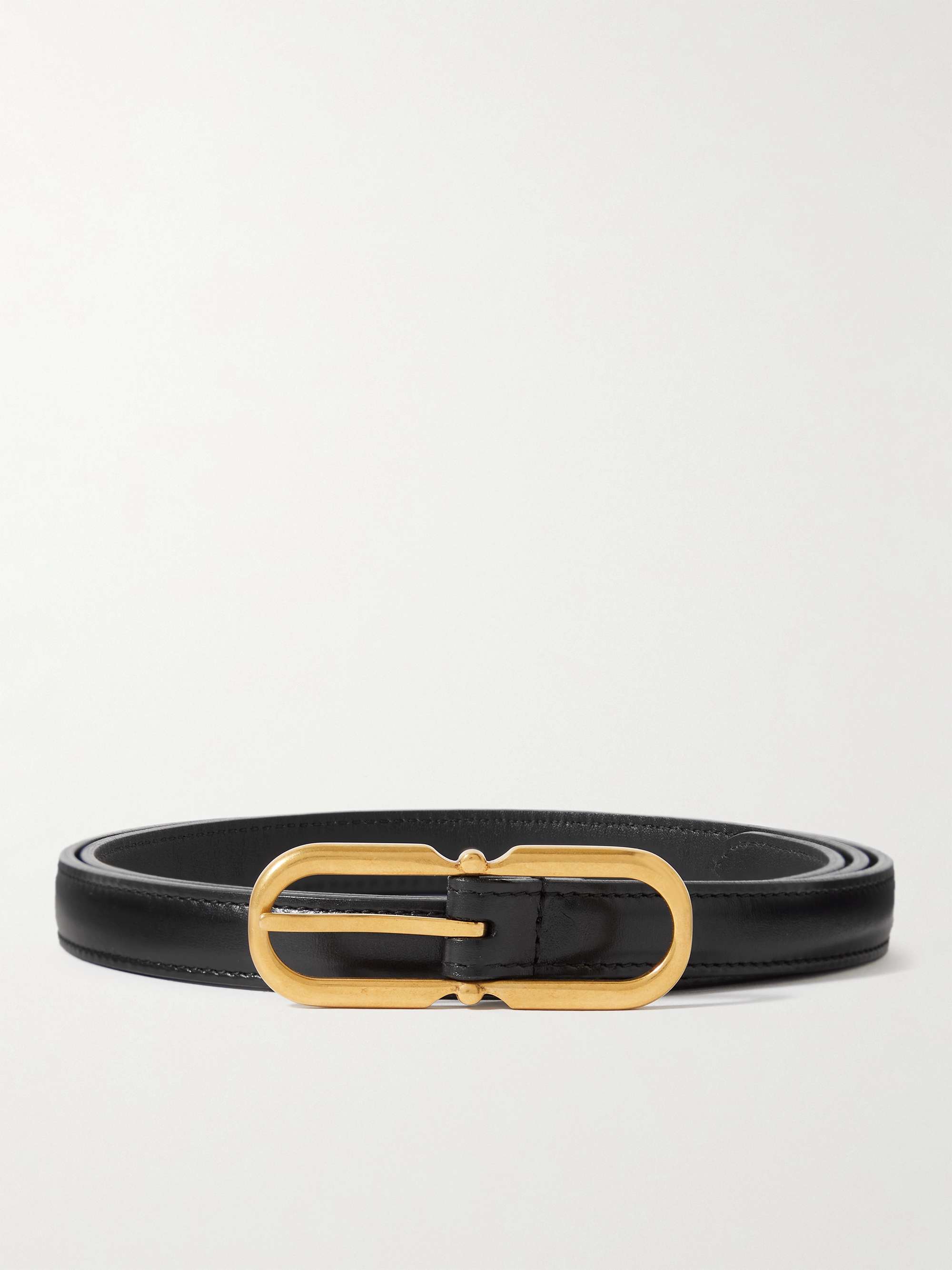 SAINT LAURENT 2.5cm Leather Belt for Men