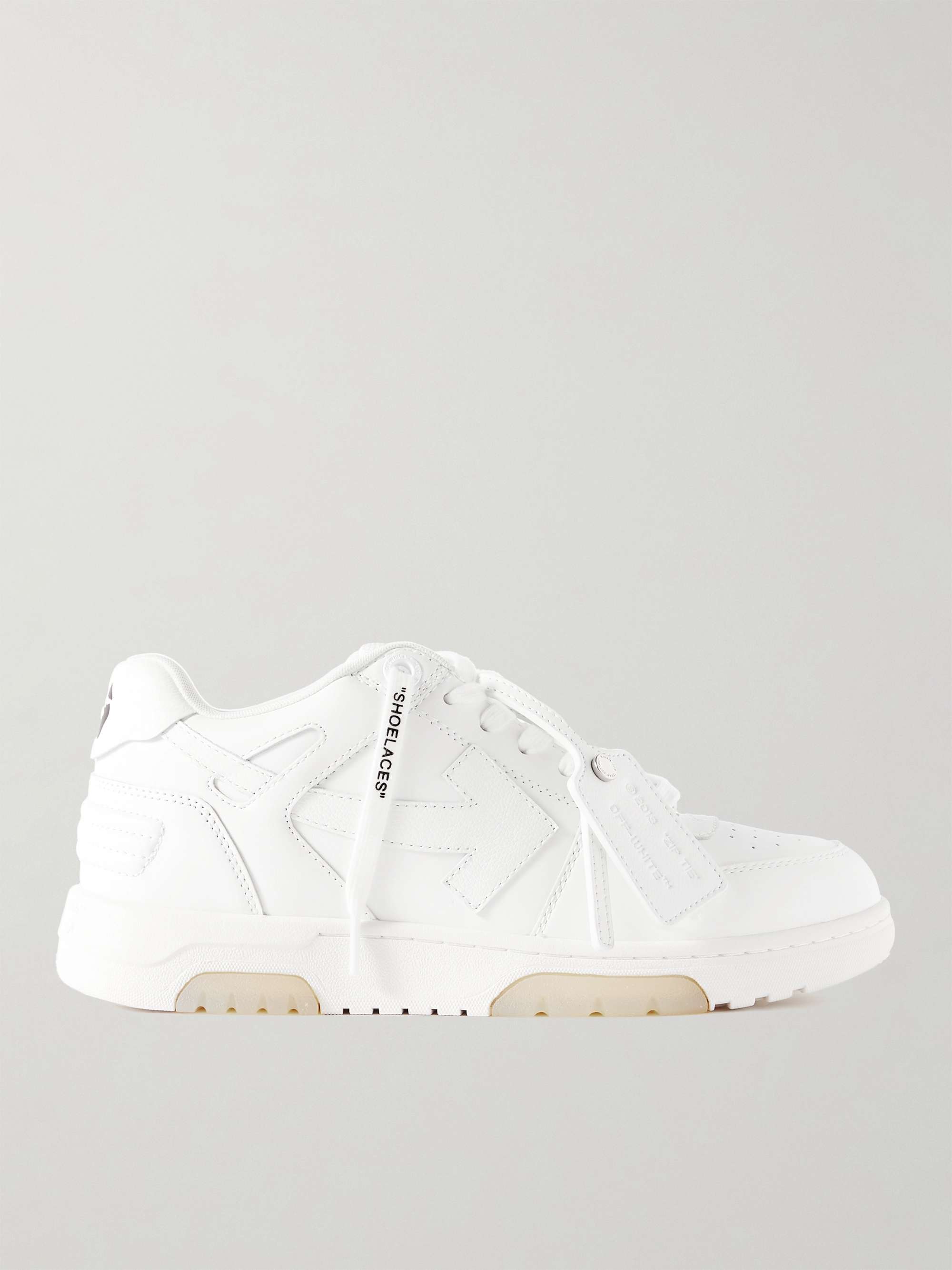 OFF-WHITE Out of Office Leather Sneakers | MR PORTER