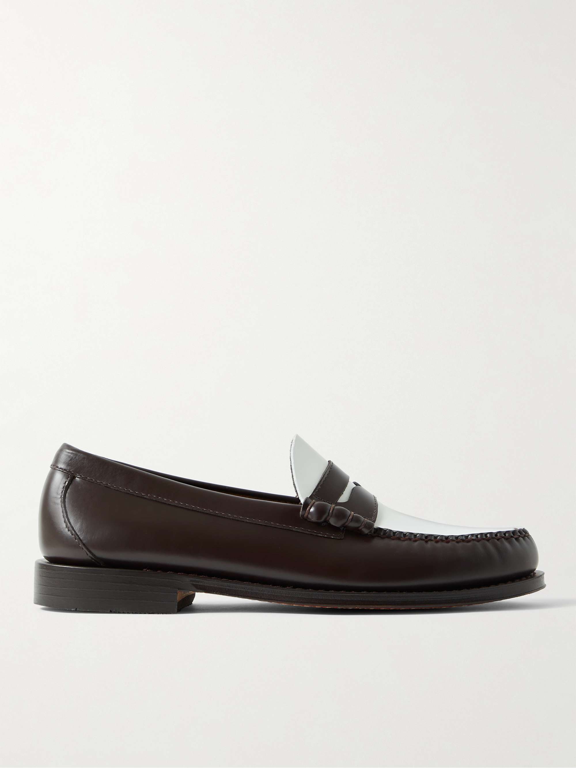 G.H. BASS & CO. Weejuns Heritage Larson Colour-Block Leather Penny Loafers  for Men | MR PORTER
