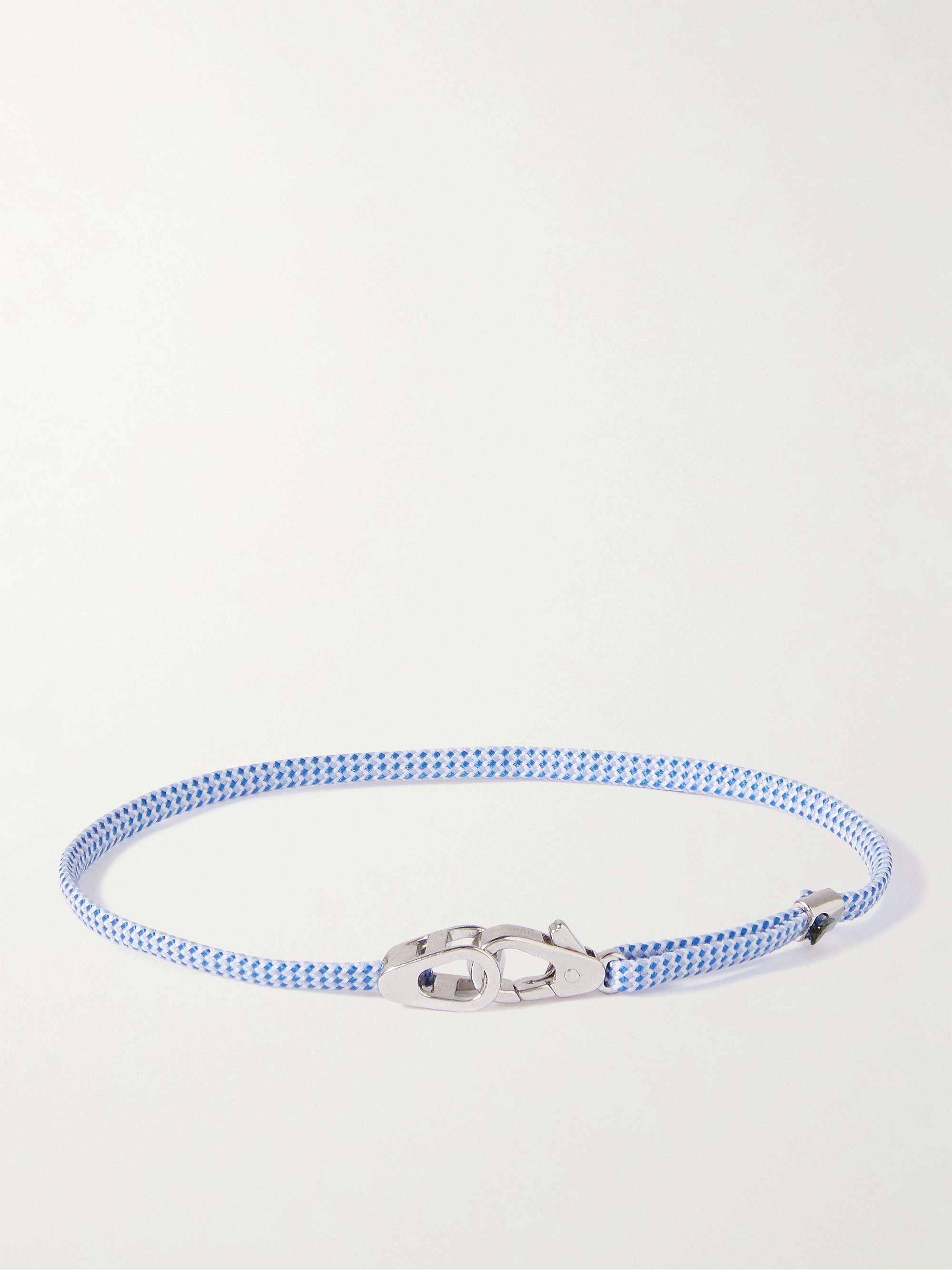 MIANSAI Caden Rope Silver Bracelet for Men | MR PORTER