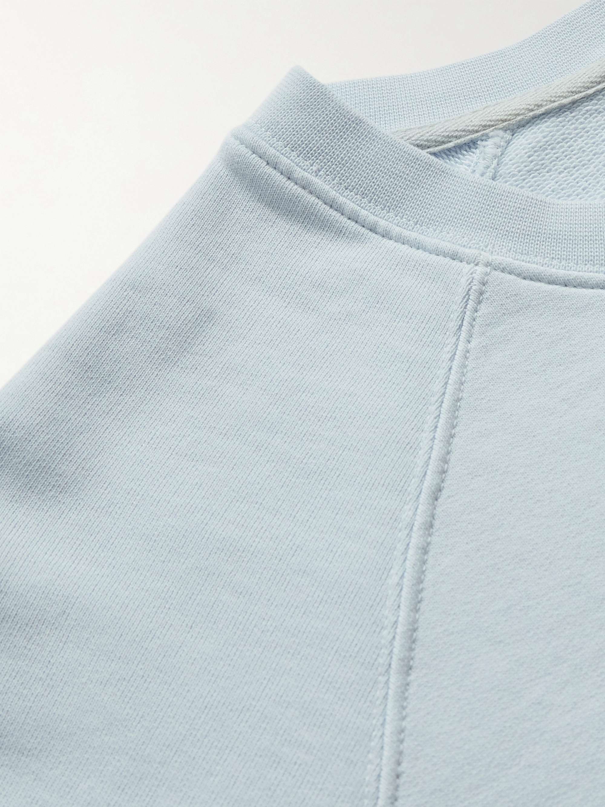 FOLK Rivet Garment-Dyed Cotton-Jersey Sweatshirt for Men | MR PORTER