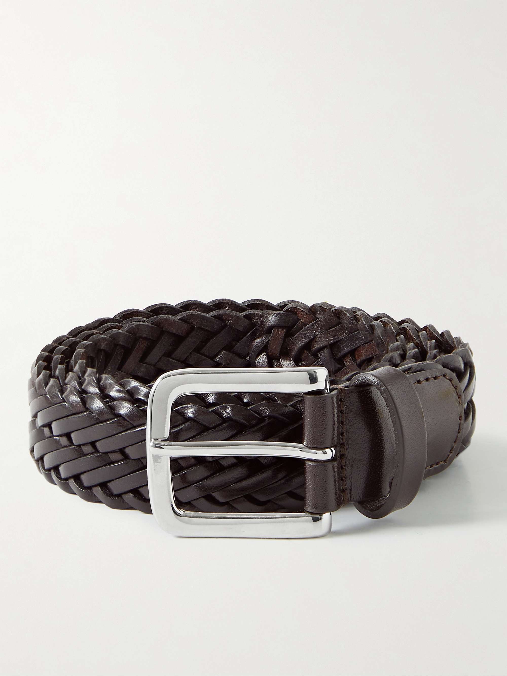 ANDERSON'S 3cm Woven Leather Belt for Men | MR PORTER
