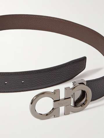 GIVENCHY 3.5cm Logo-Jacquard Canvas and Full-Grain Leather Belt for Men