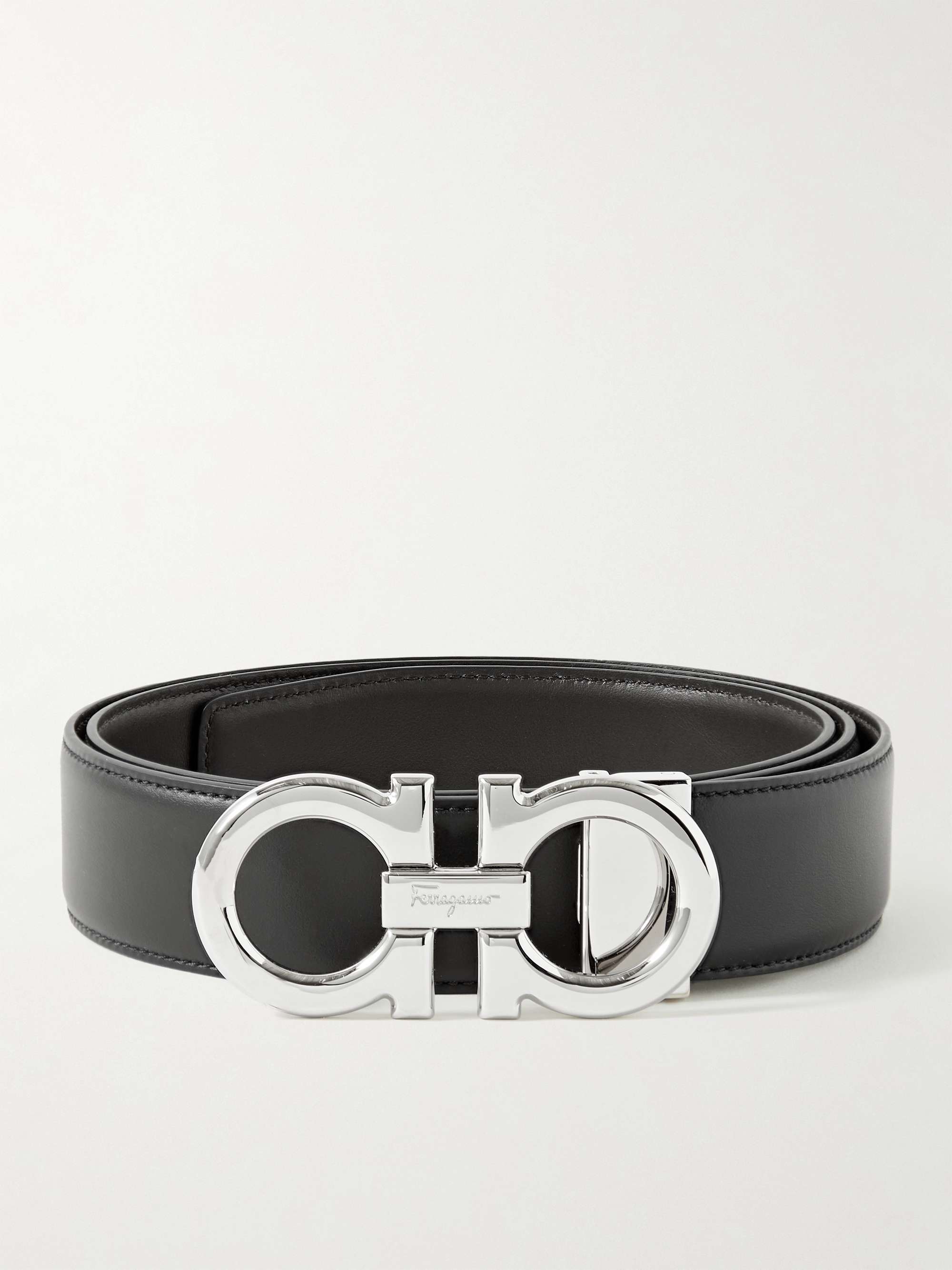 FERRAGAMO Leather belt, Men's Accessories