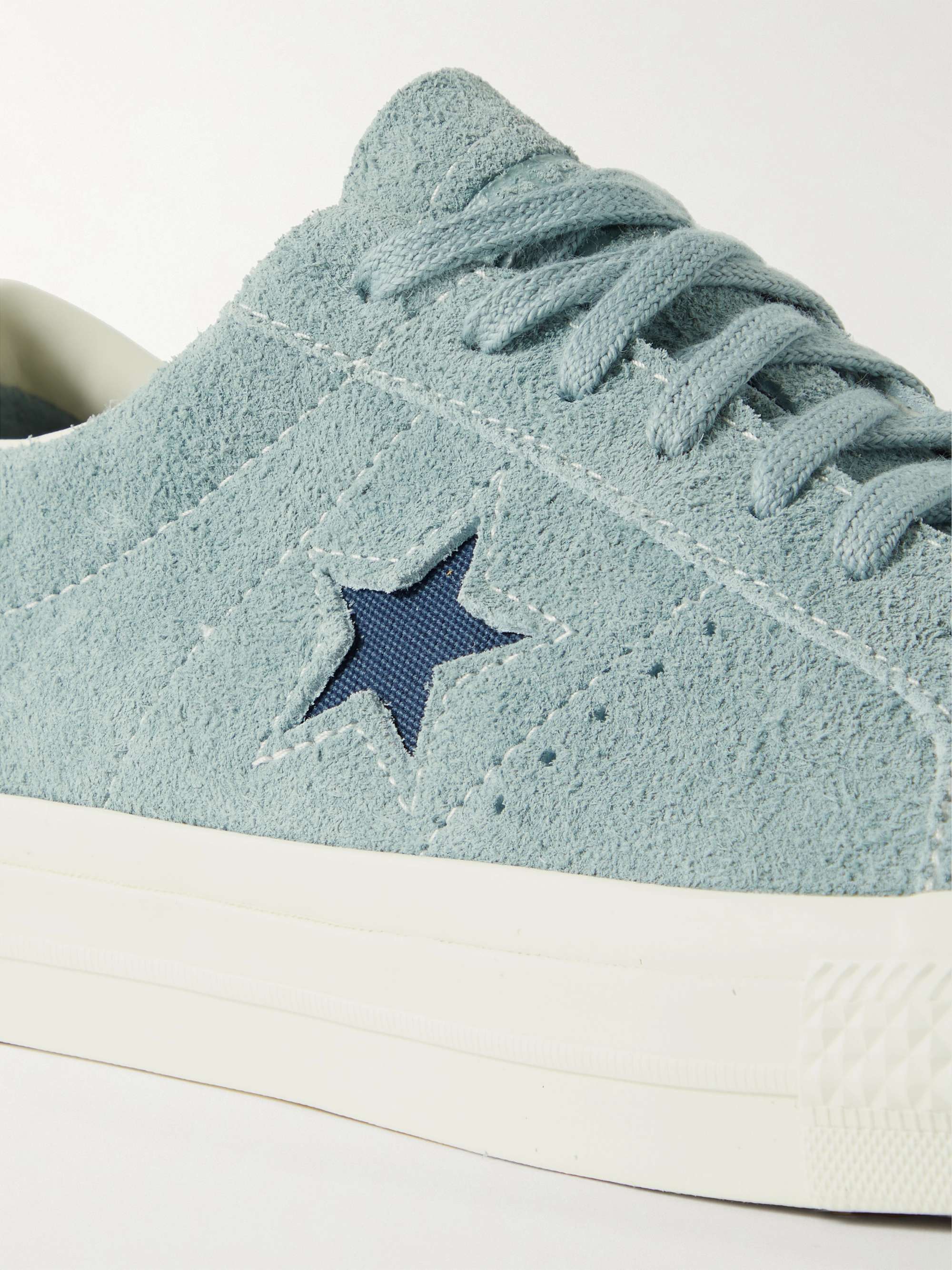 CONVERSE One Star Pro Canvas-Trimmed Suede Sneakers for Men | MR PORTER