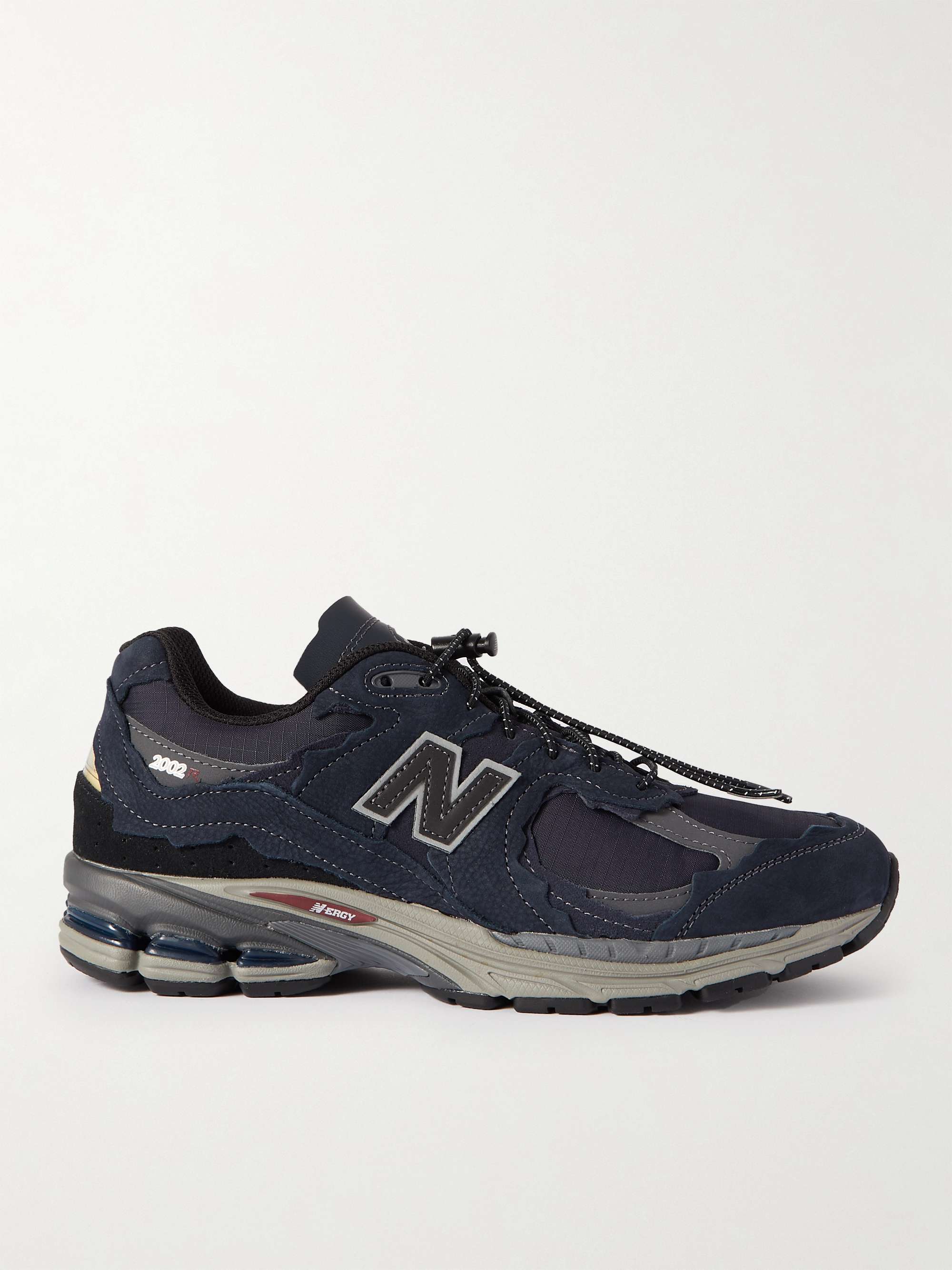 NEW BALANCE 2002RD Protection Pack Leather-Trimmed Nubuck and Ripstop  Sneakers for Men | MR PORTER