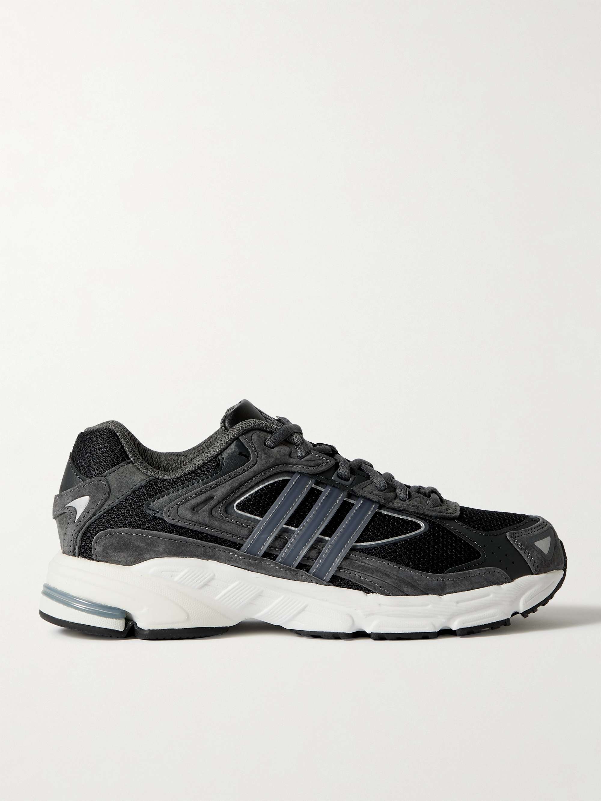 ADIDAS ORIGINALS Response CL Rubber-Trimmed Mesh, Suede and Leather  Sneakers for Men | MR PORTER