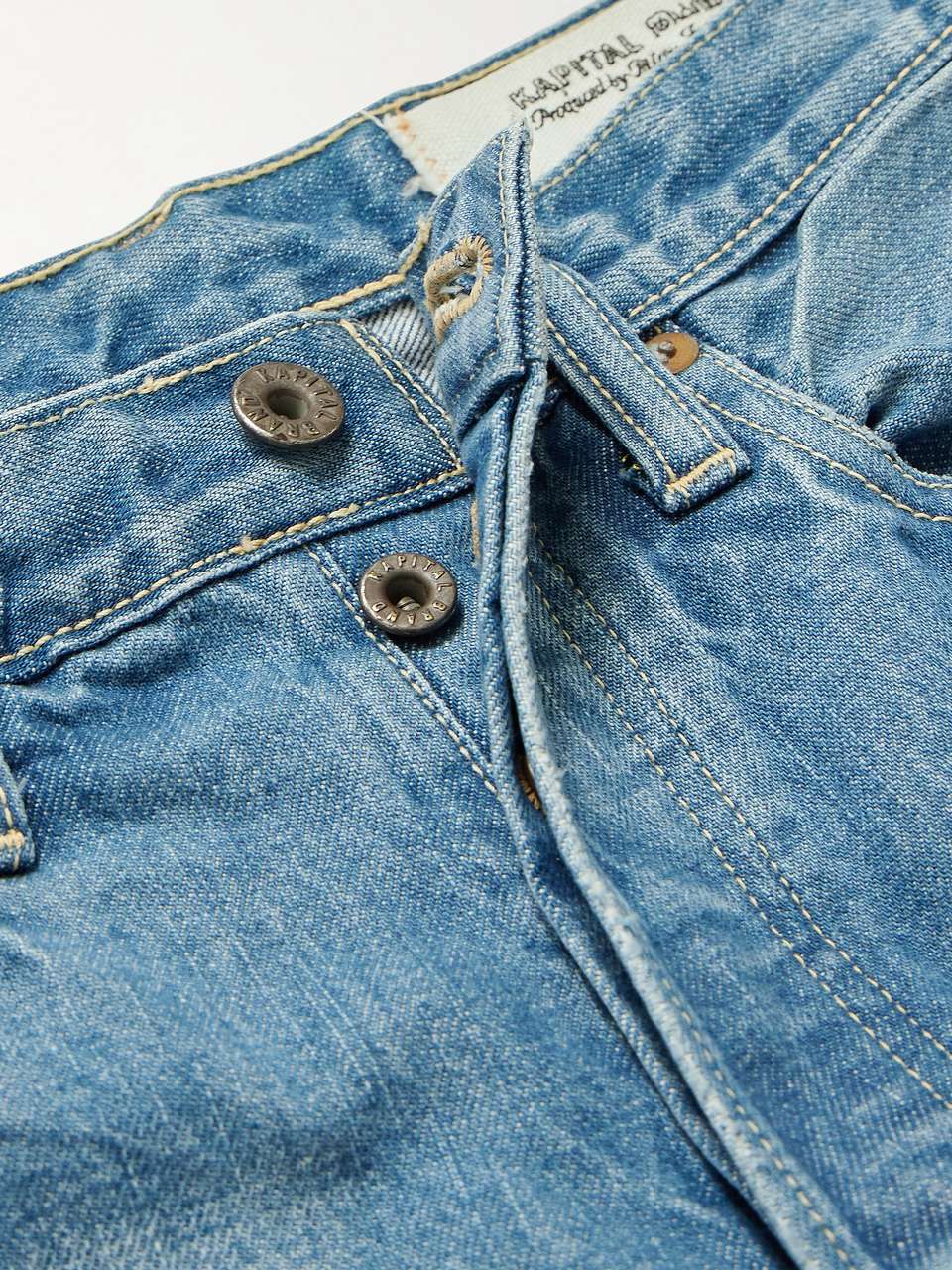 KAPITAL Monkey CISCO Slim-Fit Distressed Jeans for Men | MR PORTER
