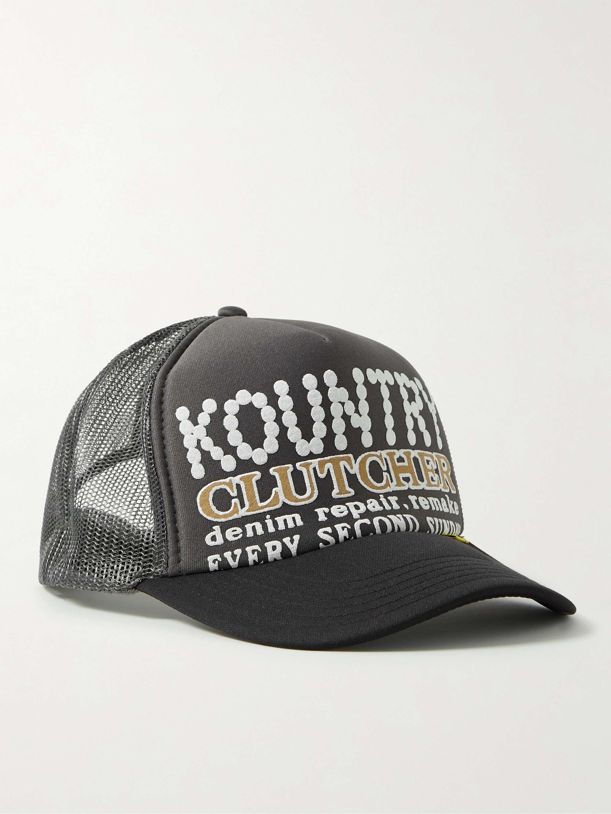 KAPITAL Kountry Pearl Clutcher Printed Twill and Mesh Trucker Hat for Men |  MR PORTER