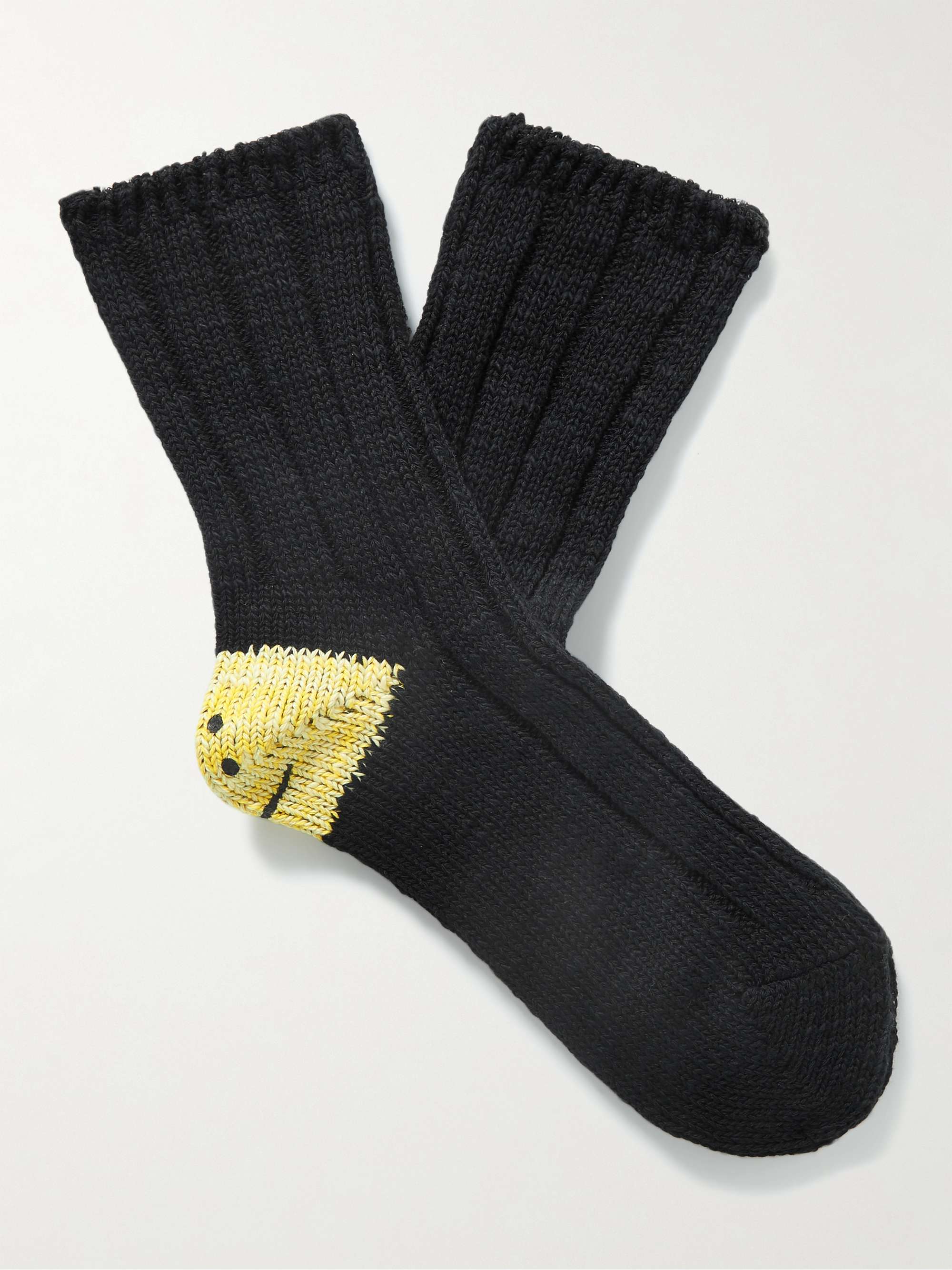 KAPITAL Intarsia Cotton-Blend Socks | MR PORTER