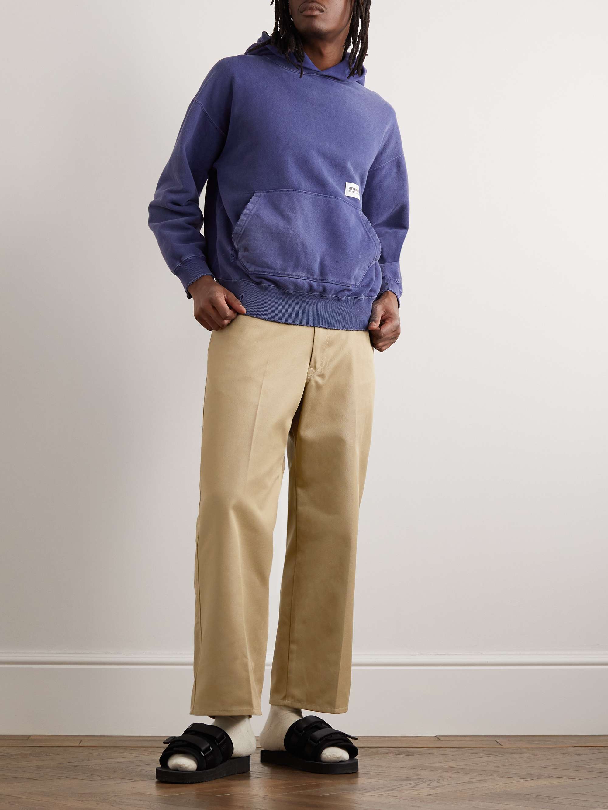 NEIGHBORHOOD Wide-Leg Drill Trousers for Men | MR PORTER