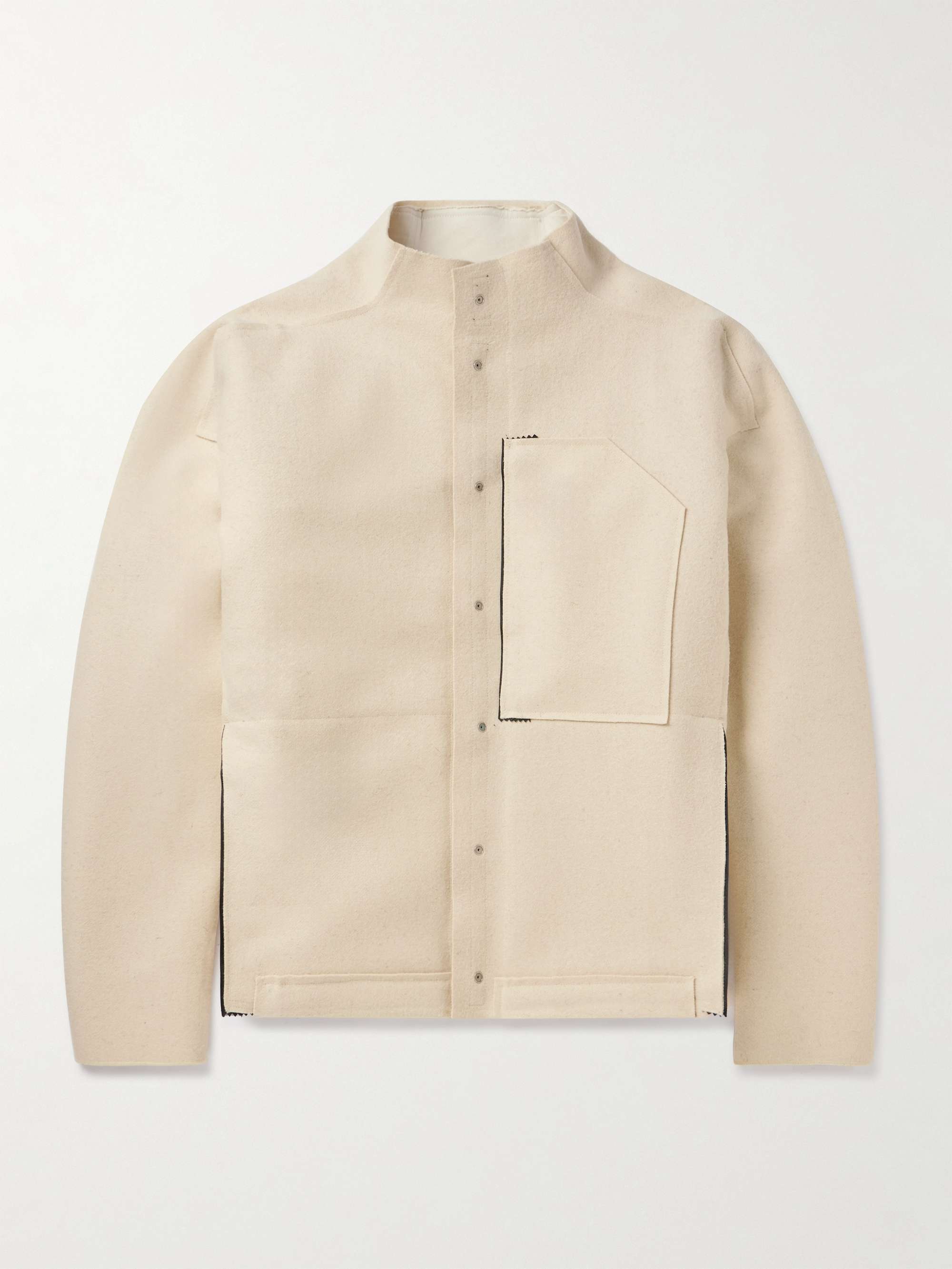 ACRONYM Burel Distressed Wool Jacket for Men | MR PORTER