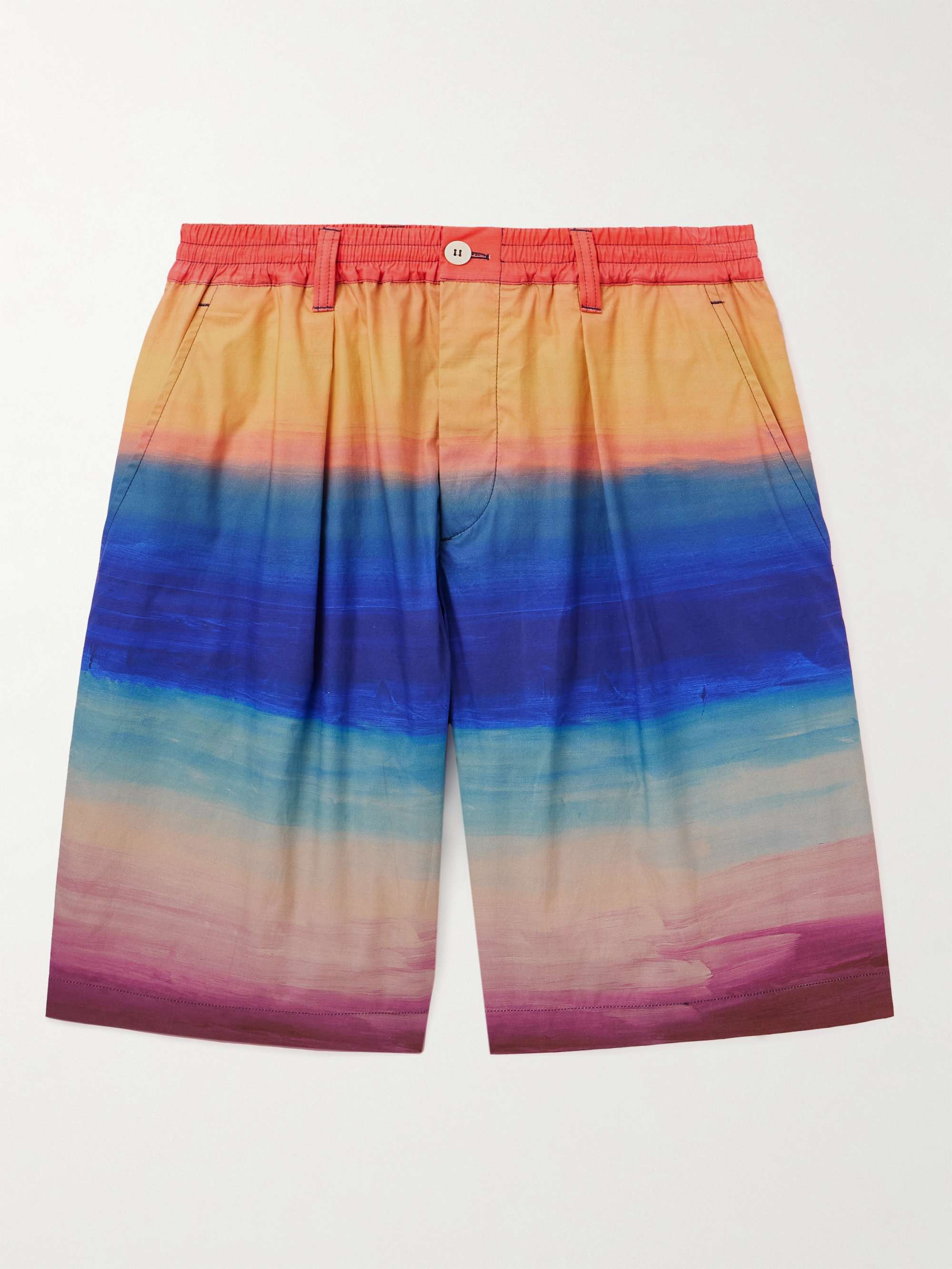 Marni – Techno Cotton Rainbow Trousers Multi