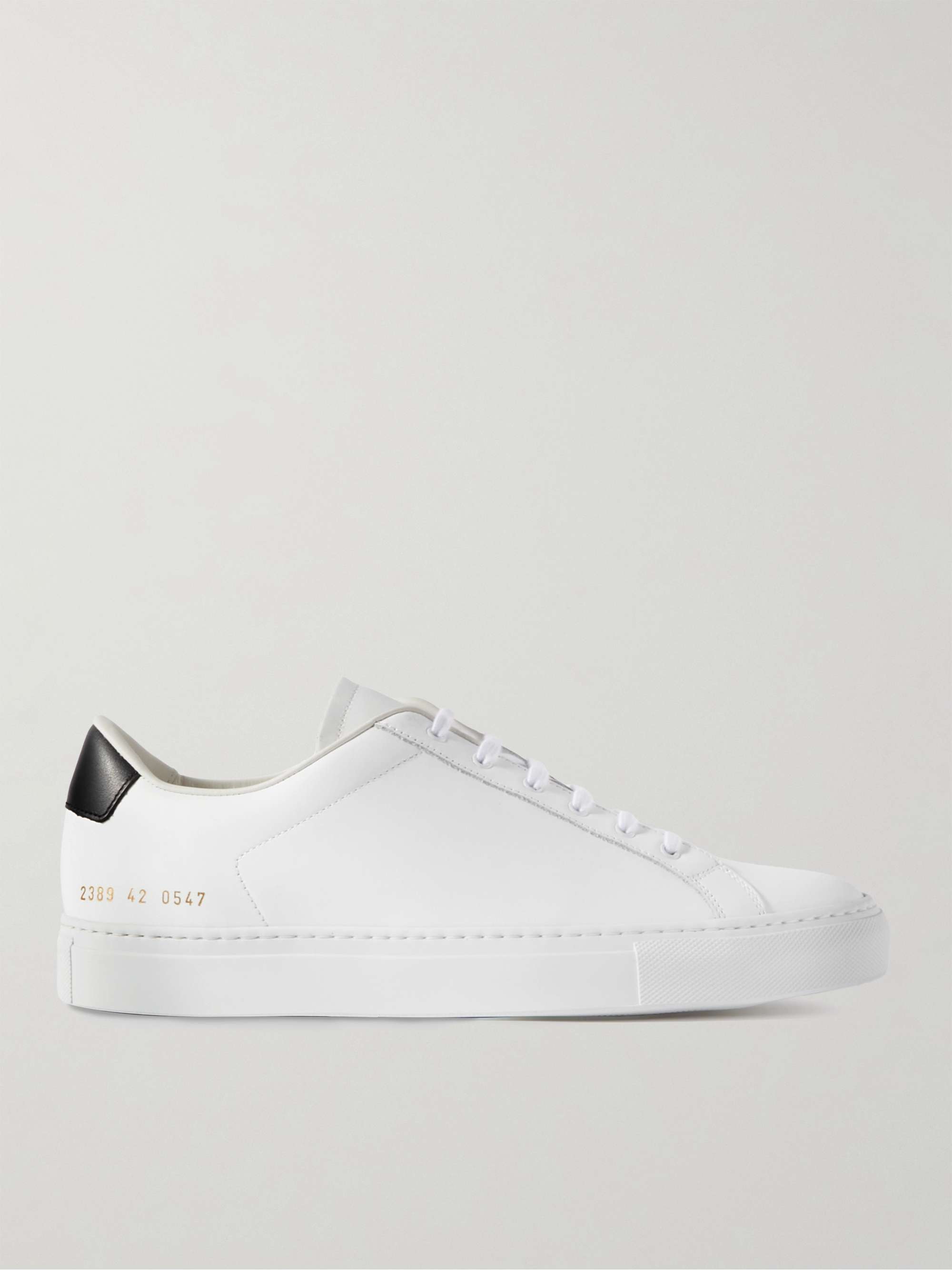COMMON PROJECTS Retro Classic Leather Sneakers for Men | MR PORTER