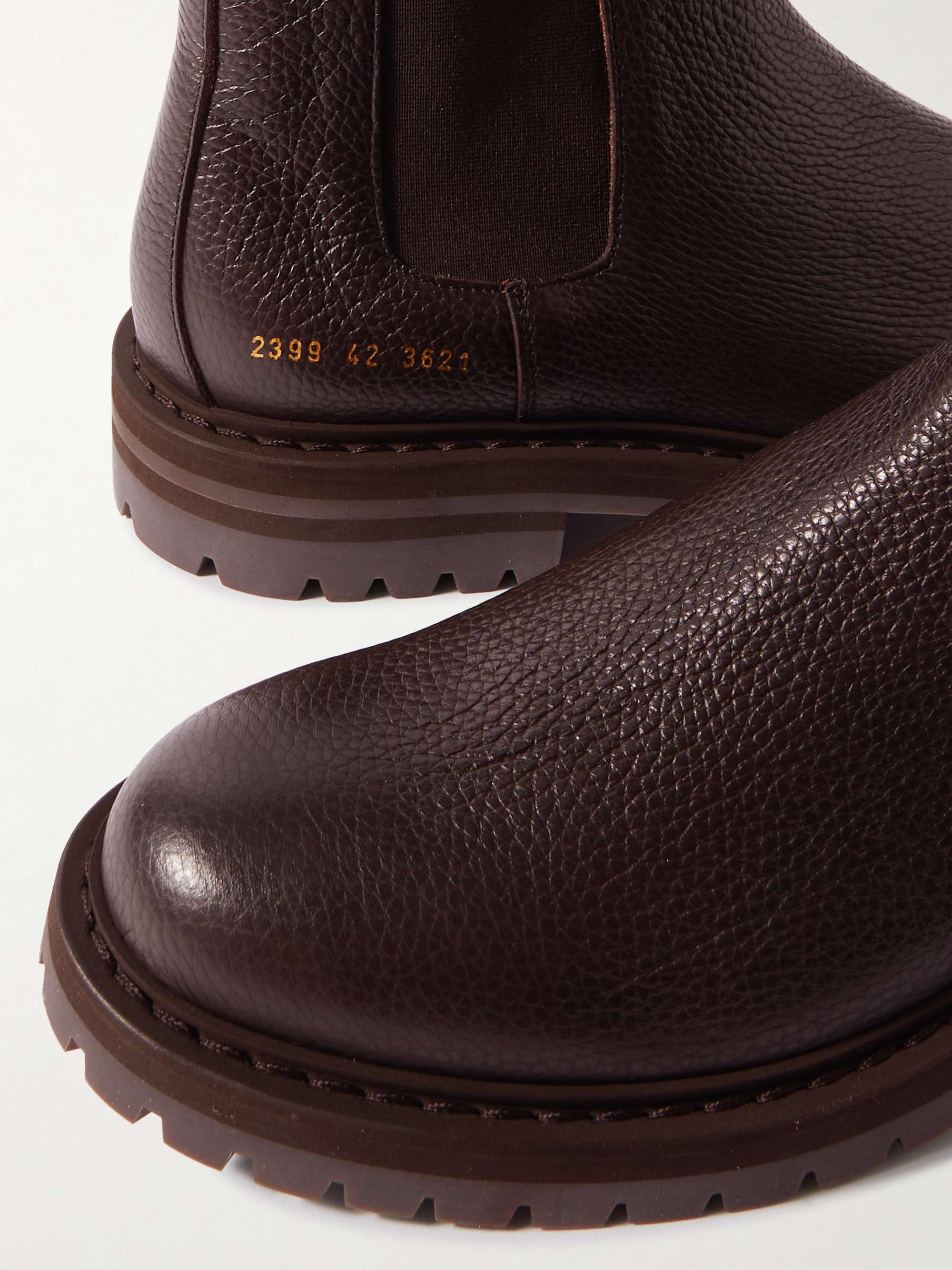 COMMON PROJECTS Full-Grain Leather Chelsea Boots for Men | MR PORTER