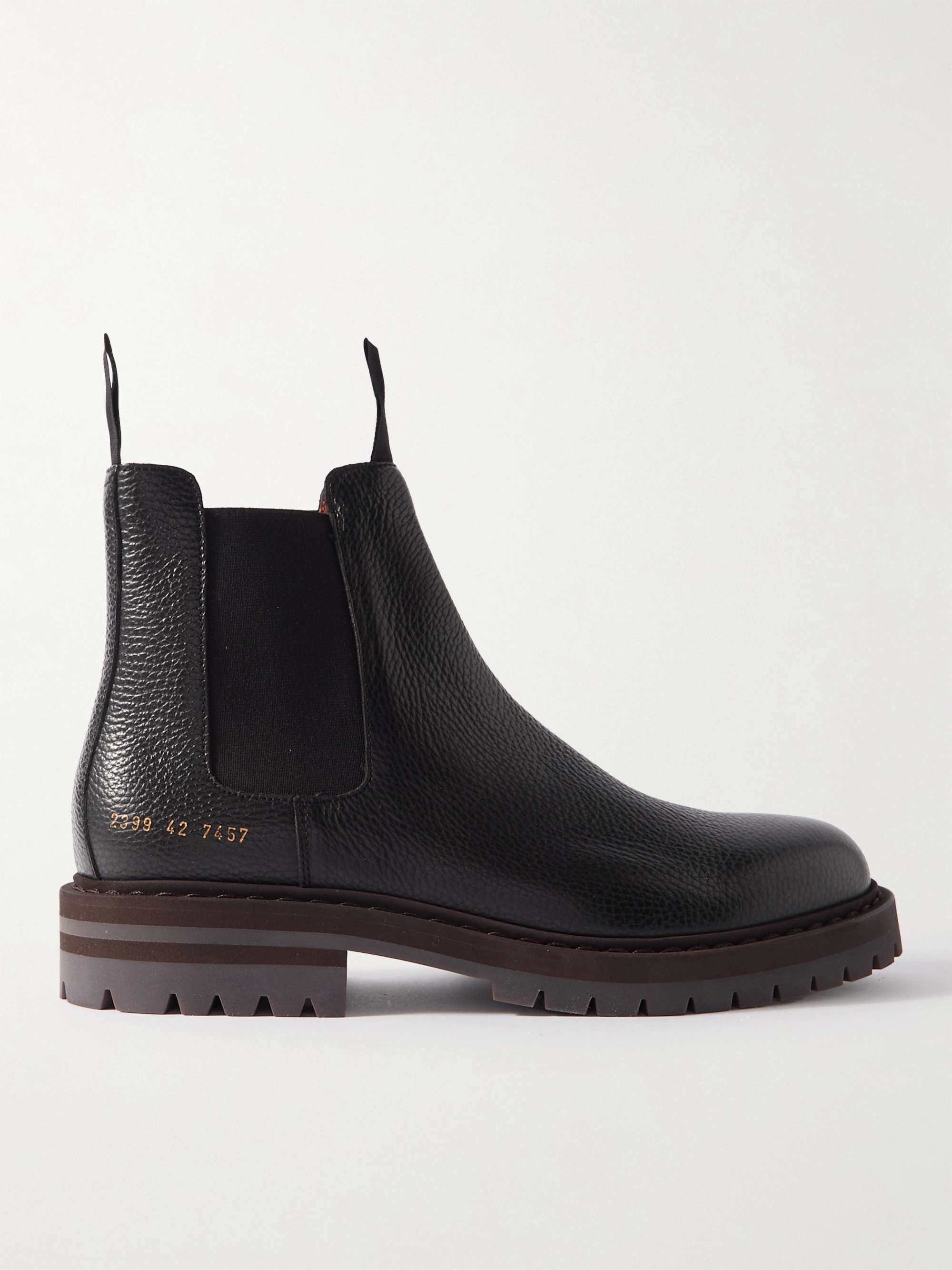 COMMON PROJECTS Full-Grain Leather Chelsea Boots for Men | MR PORTER