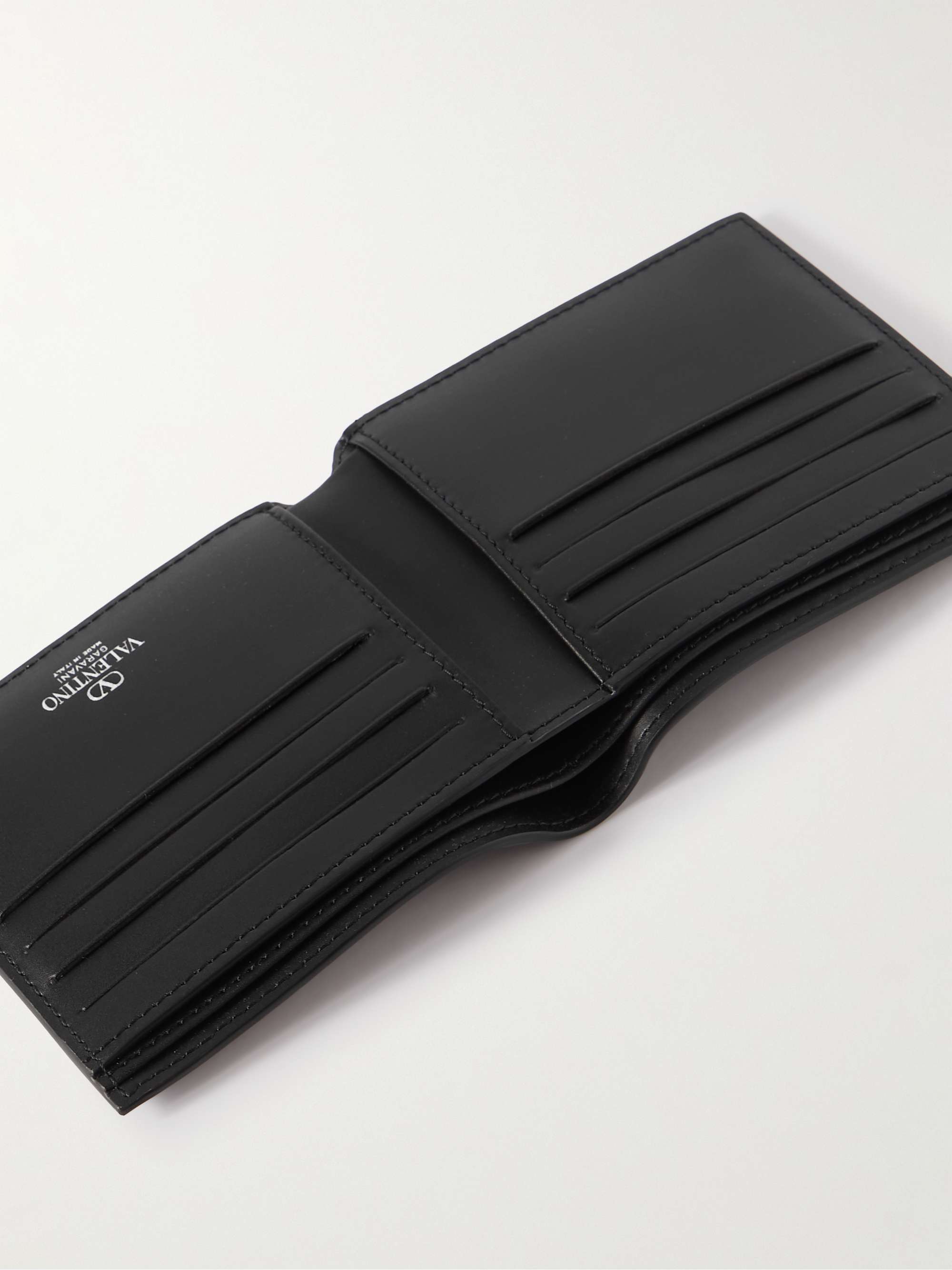 VALENTINO GARAVANI Logo-Print Leather Billfold Wallet for Men | MR PORTER