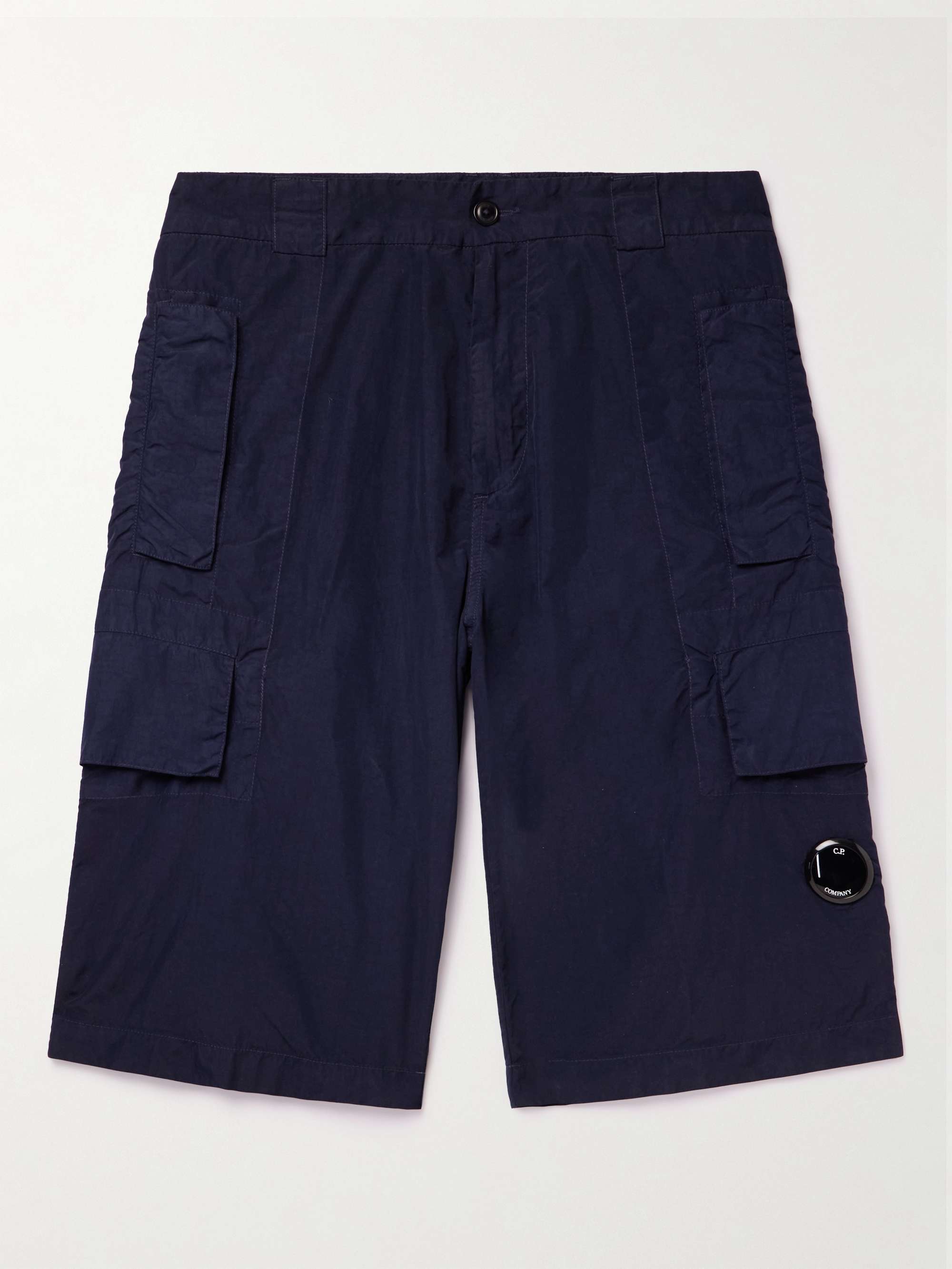 C.P. COMPANY Straight-Leg Logo-Appliquéd Shell Cargo Shorts for Men | MR  PORTER