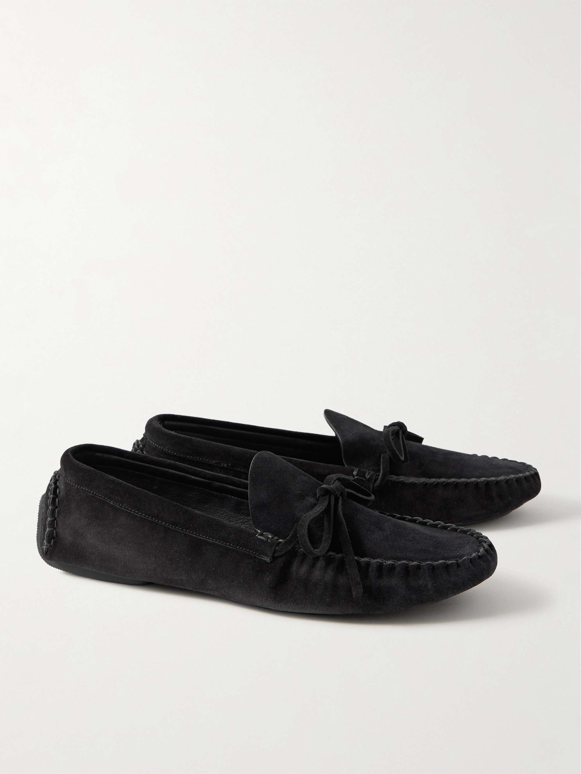 THE ROW Lucca Suede Driving Shoes for Men | MR PORTER
