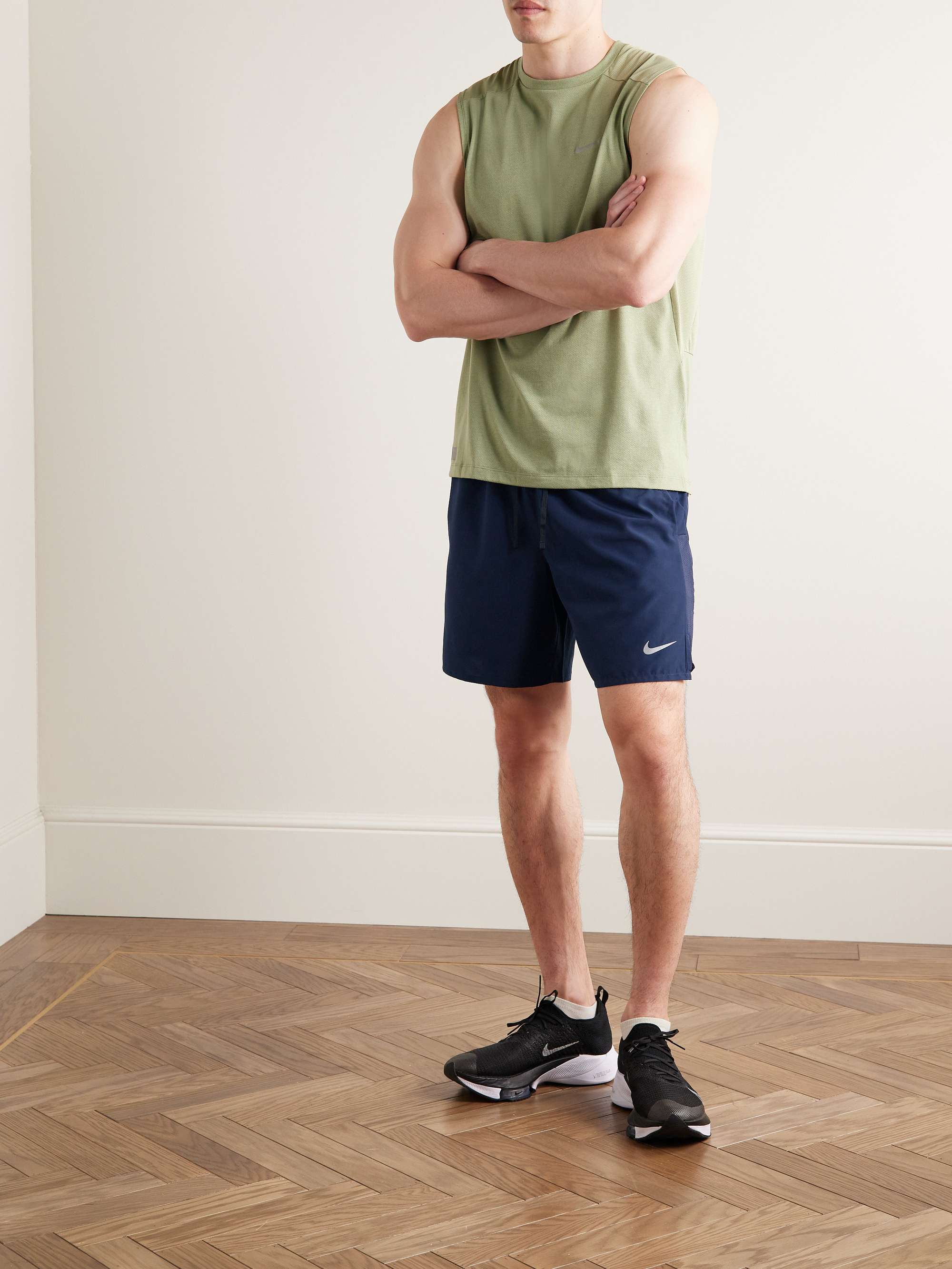 NIKE RUNNING Run Division Challenger Straight-Leg Dri-FIT Shorts for Men |  MR PORTER