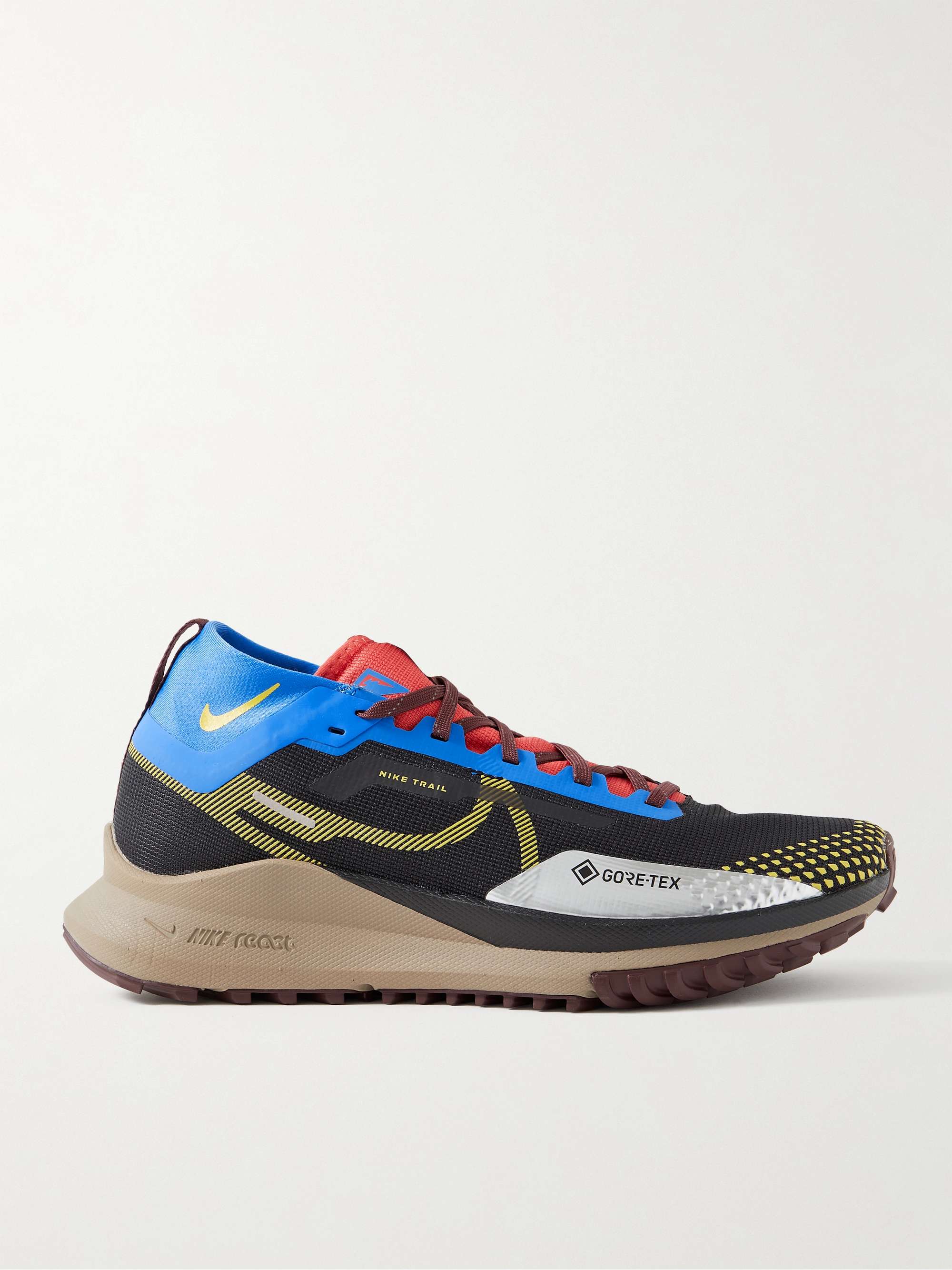 NIKE RUNNING React Pegasus Trail 4 Rubber-Trimmed GORE-TEX® and Mesh ...