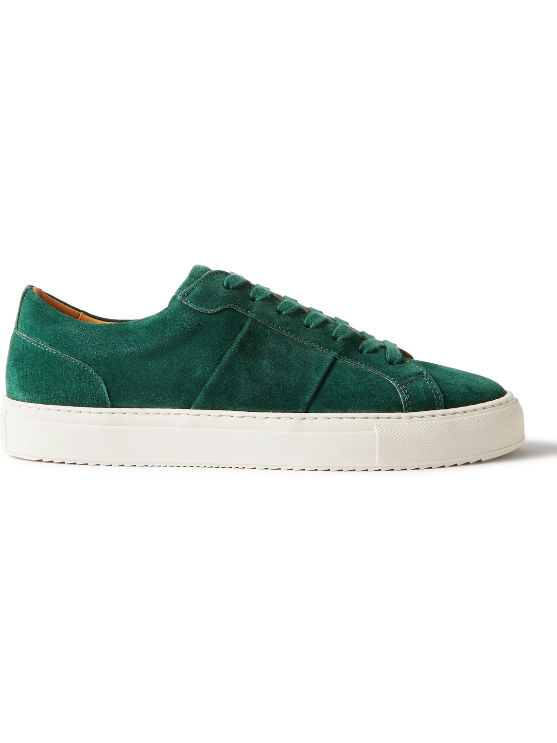 Mr P Alec Regenerated Suede By Evolo® Trainers In Green