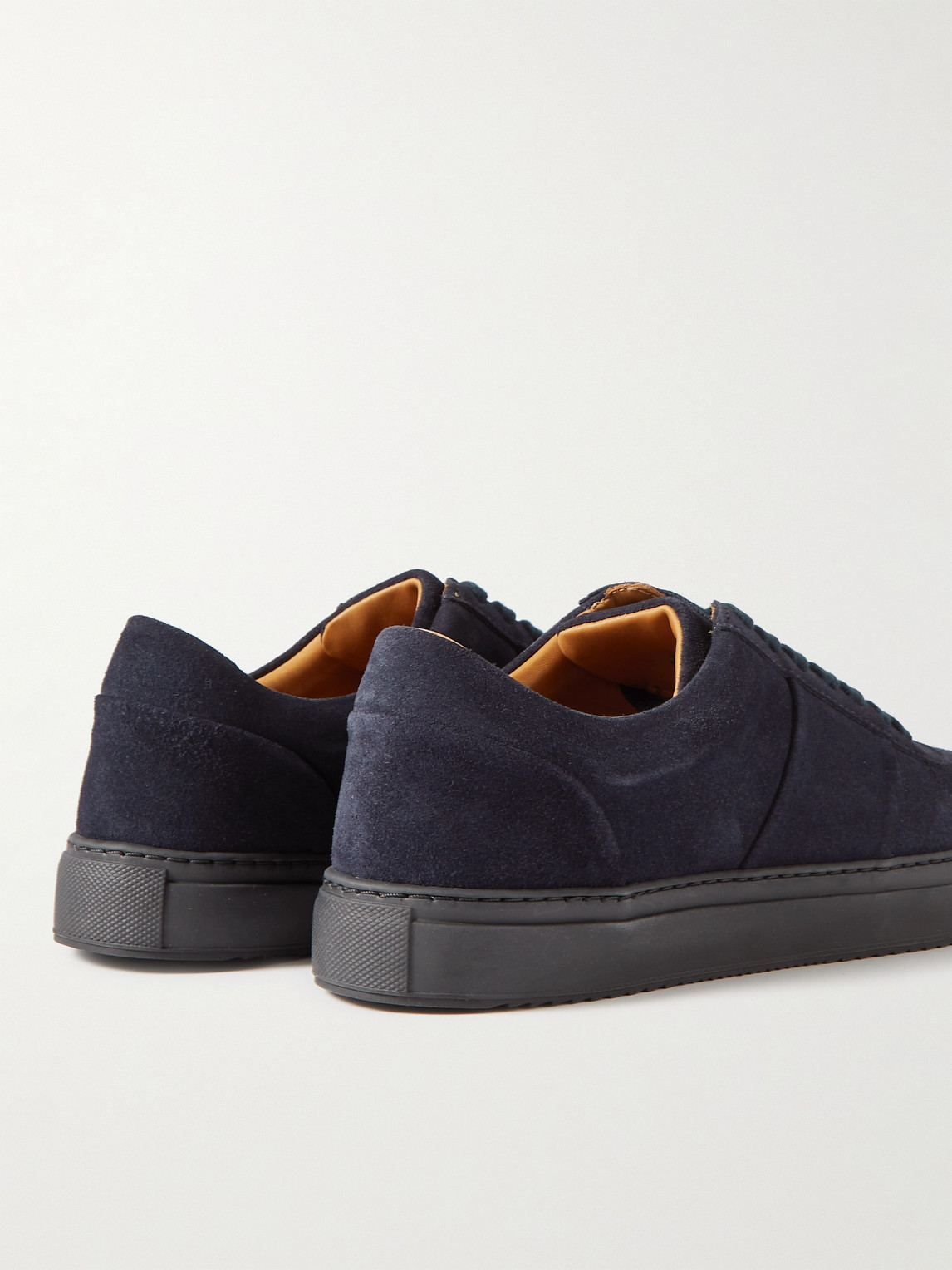 Shop Mr P Larry Regenerated Suede By Evolo® Sneakers In Blue