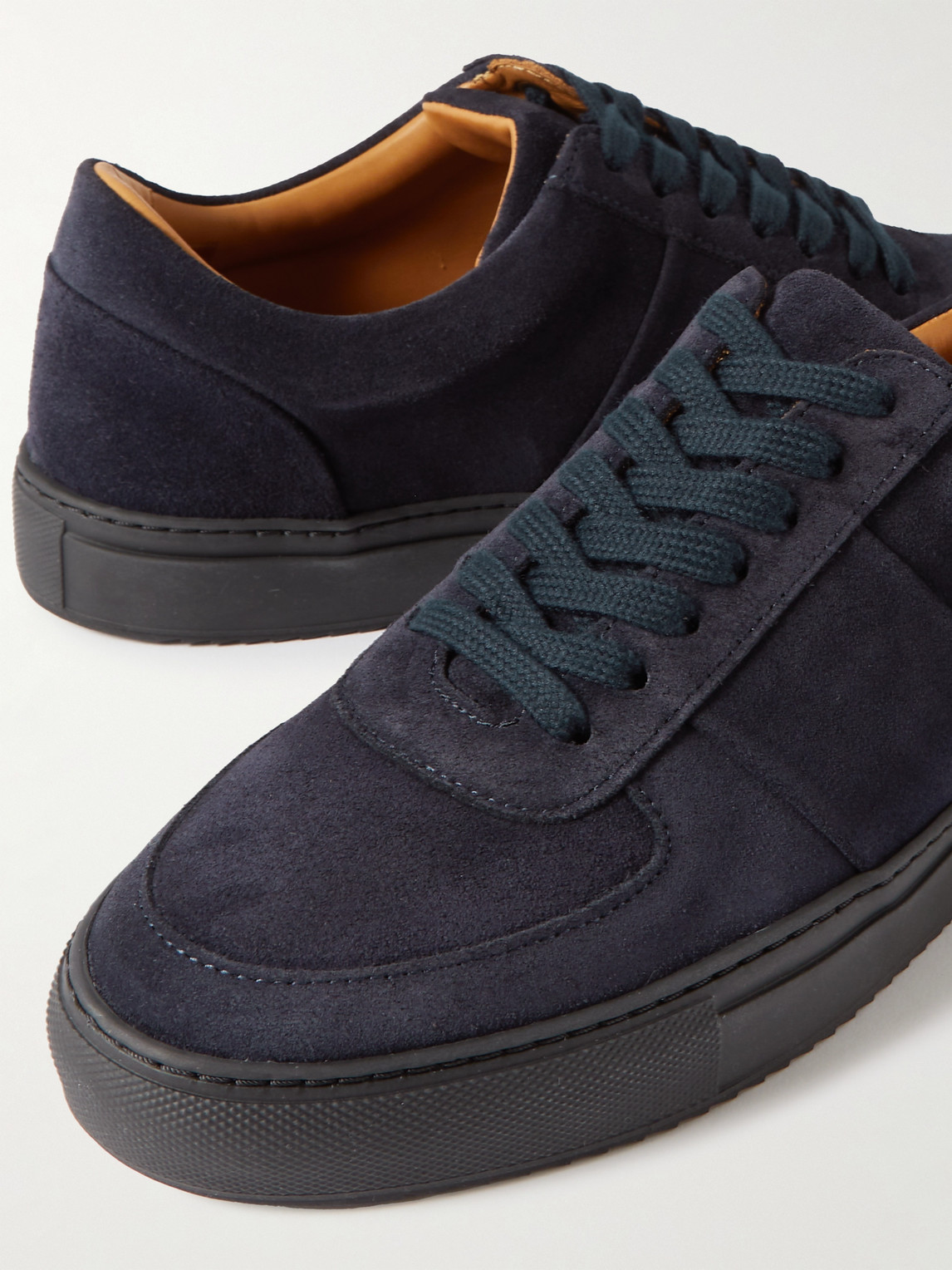 Shop Mr P Larry Regenerated Suede By Evolo® Sneakers In Blue