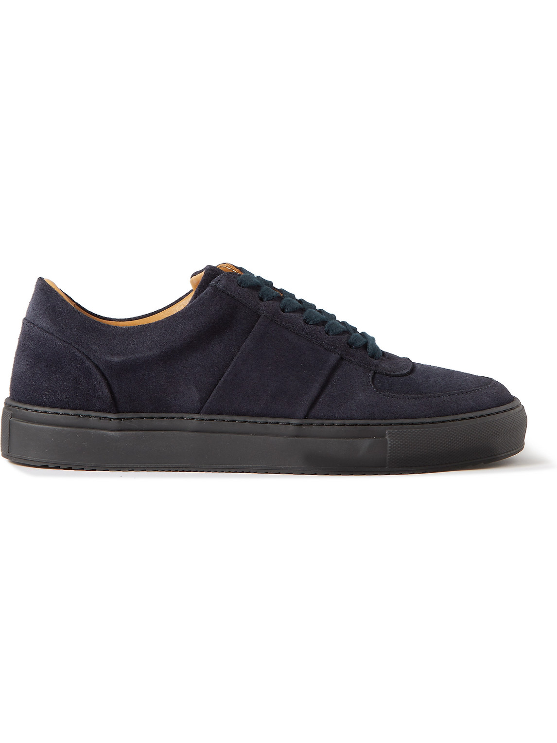 Mr P Larry Regenerated Suede By Evolo® Trainers In Blue