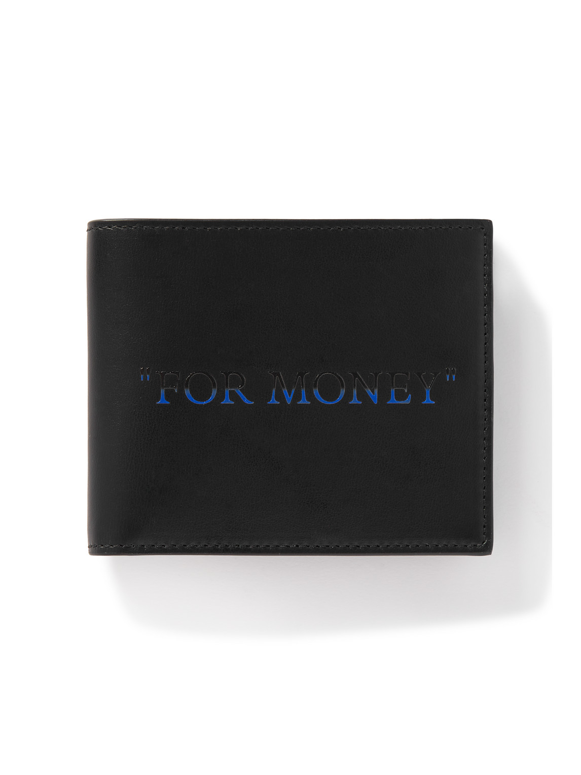 for money leather billfold wallet - Off-White - Men