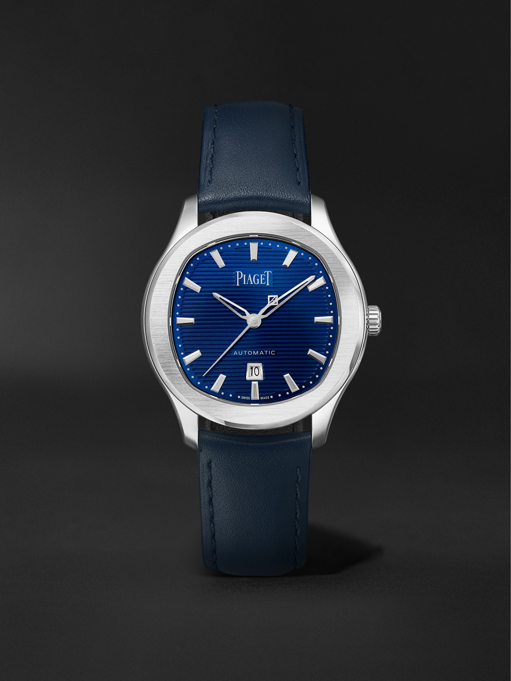 PIAGET Polo Date Limited-Edition Automatic 36mm Stainless Steel and Leather  Watch, Ref. No. G0A47017 for Men | MR PORTER