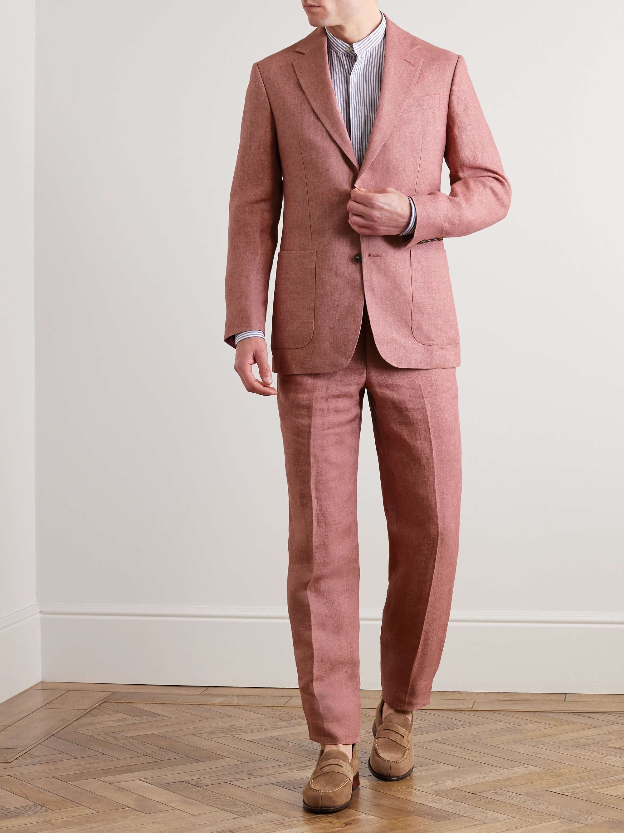RICHARD JAMES Unstructured Linen Suit Jacket for Men | MR PORTER