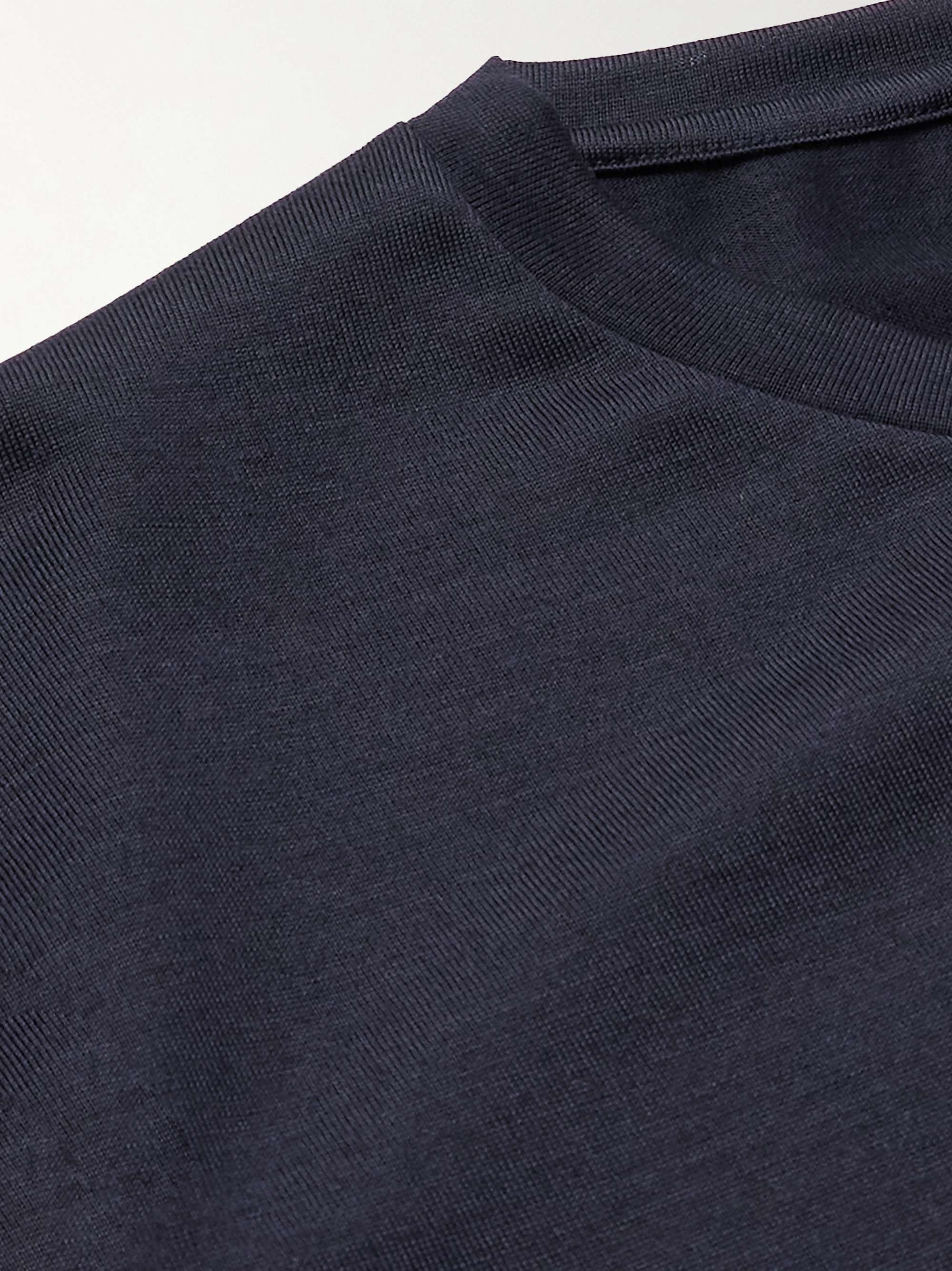 LORO PIANA Slim-Fit Wish® Wool T-Shirt for Men | MR PORTER