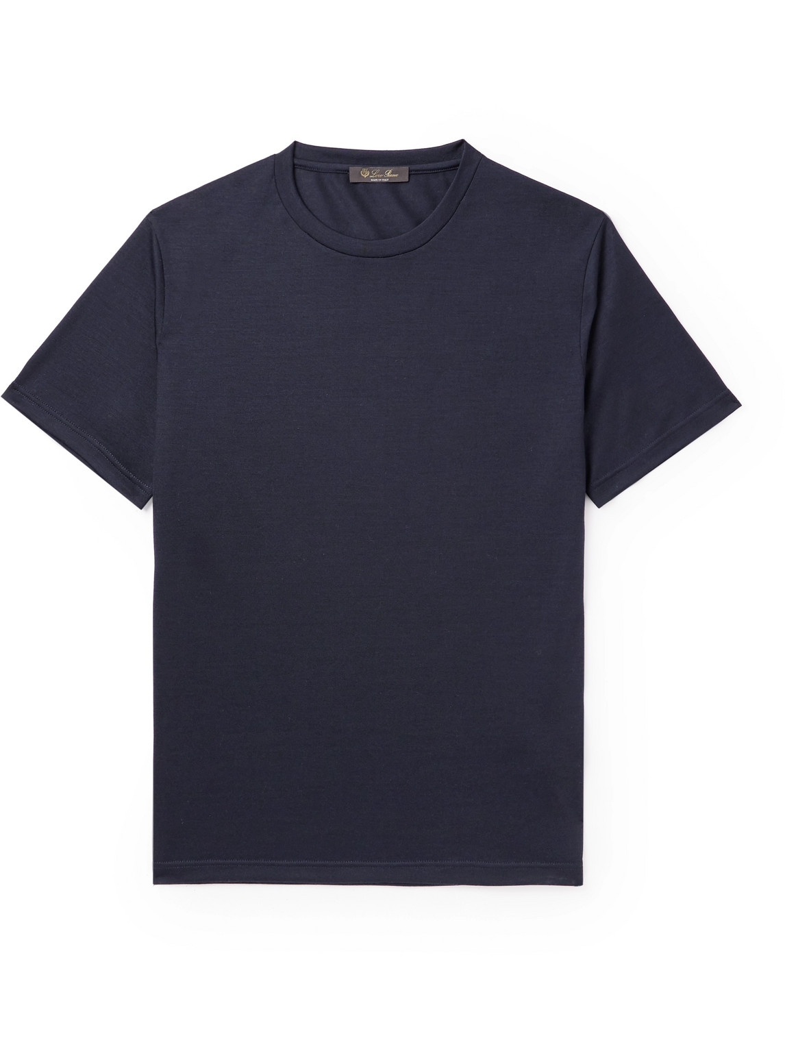 Loro Piana Slim-fit Wish® Wool T-shirt In Blue