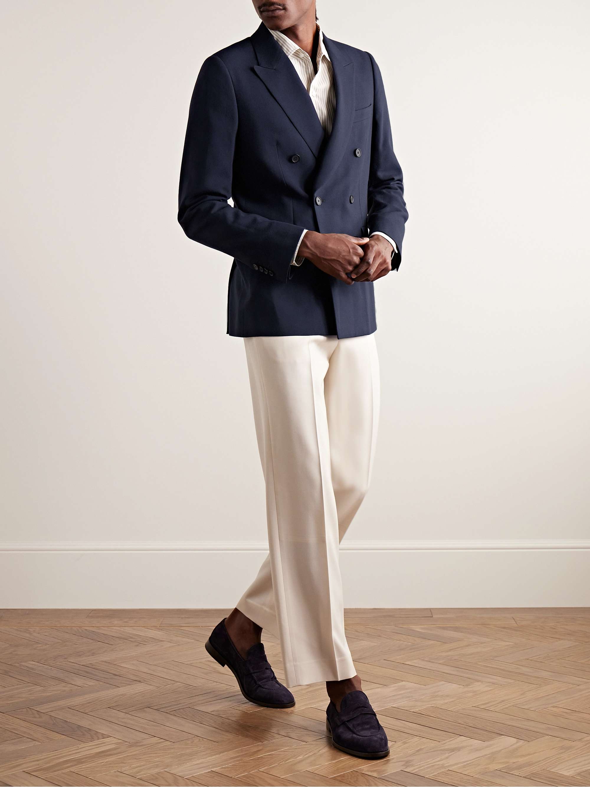 PAUL SMITH Slim-Fit Double-Breasted Wool Suit Jacket for Men | MR PORTER