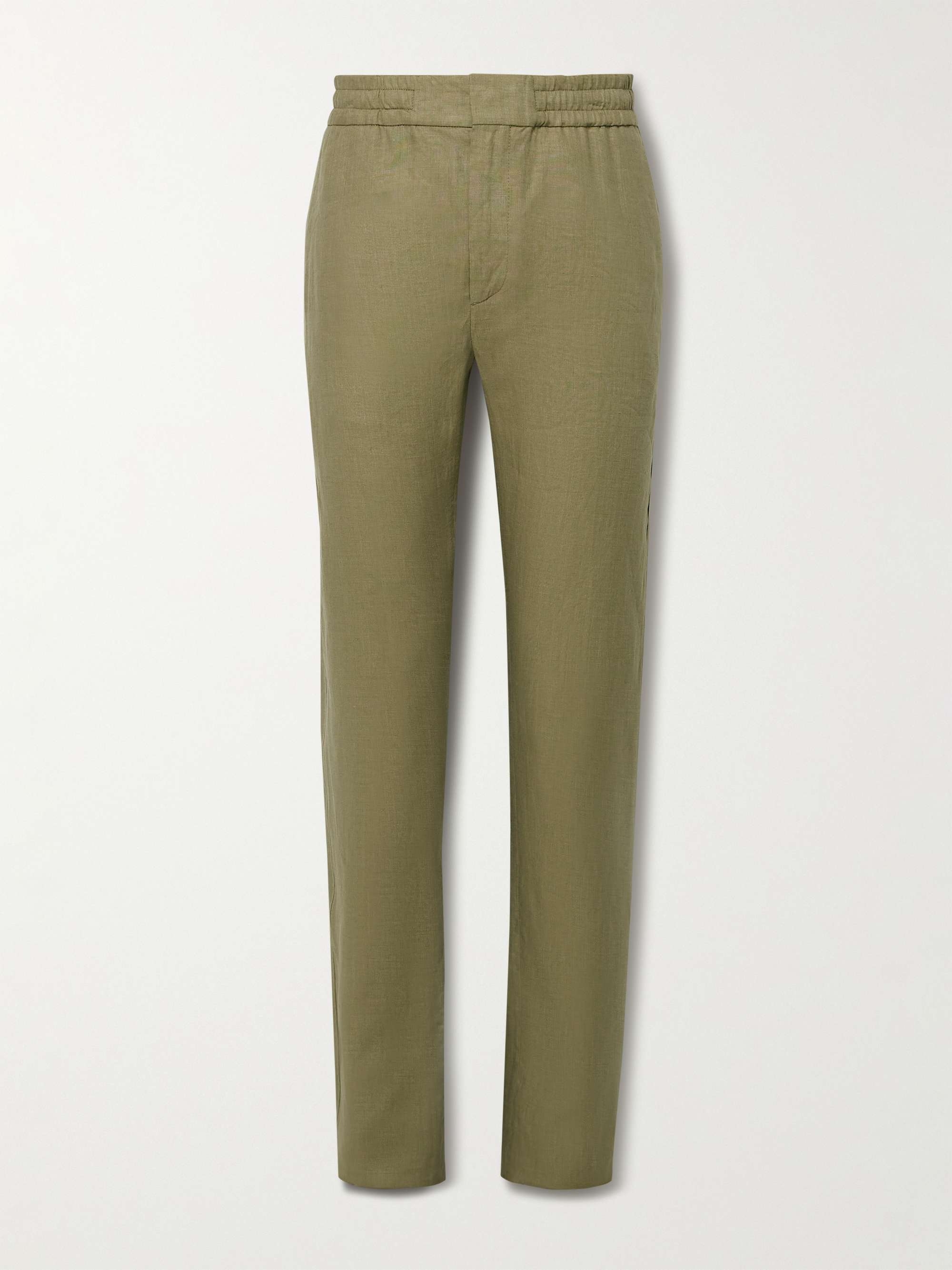 LORO PIANA Gadd Straight-Leg Linen Trousers for Men | MR PORTER