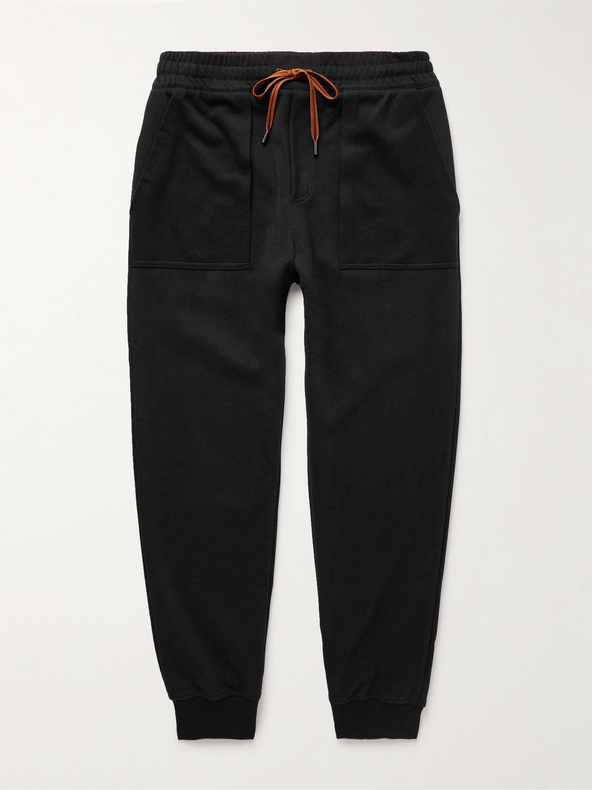 ZEGNA Tapered Cotton-Jersey Sweatpants for Men | MR PORTER