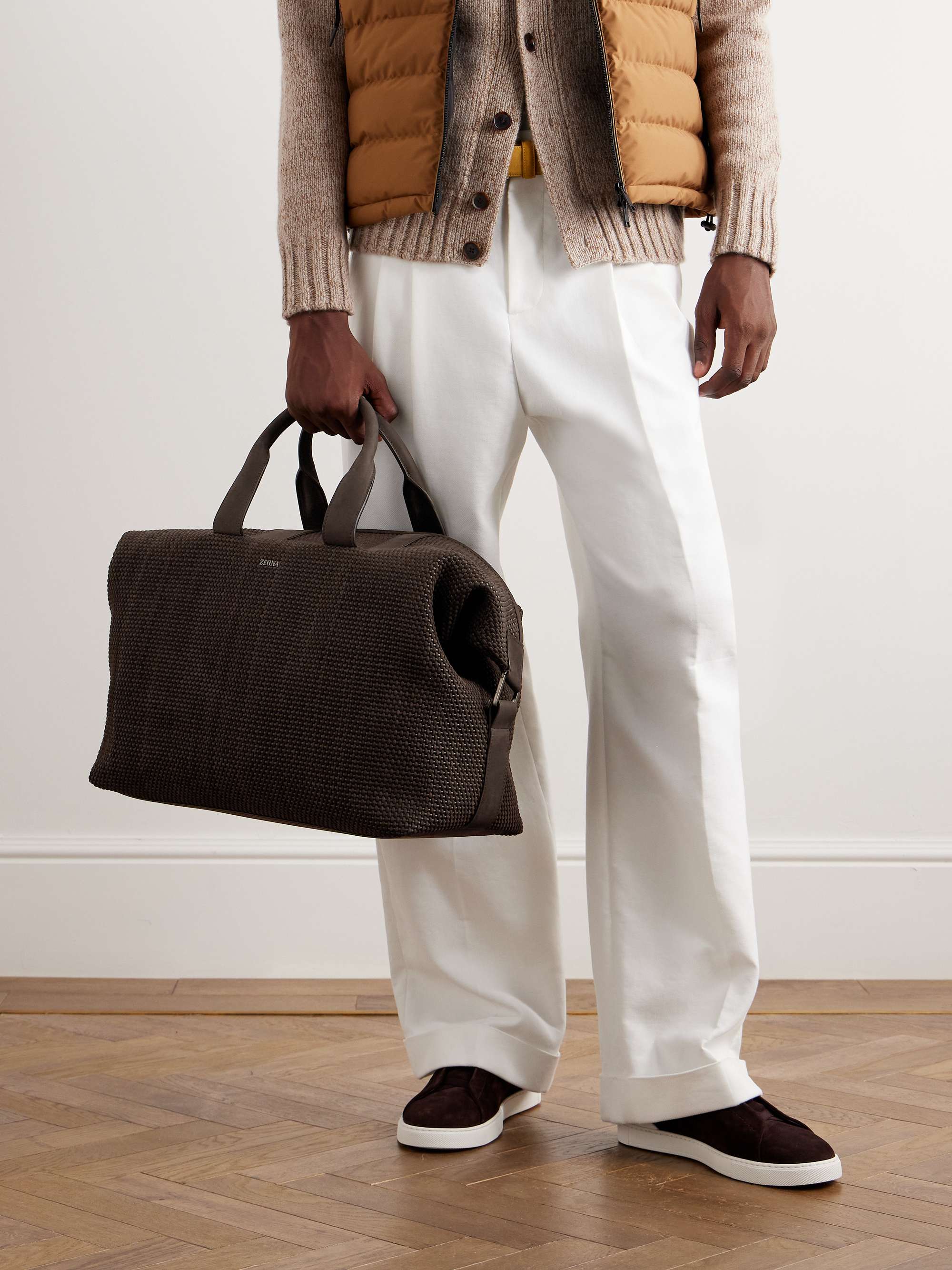 ZEGNA PELLETESSUTA™ Leather Holdall for Men | MR PORTER