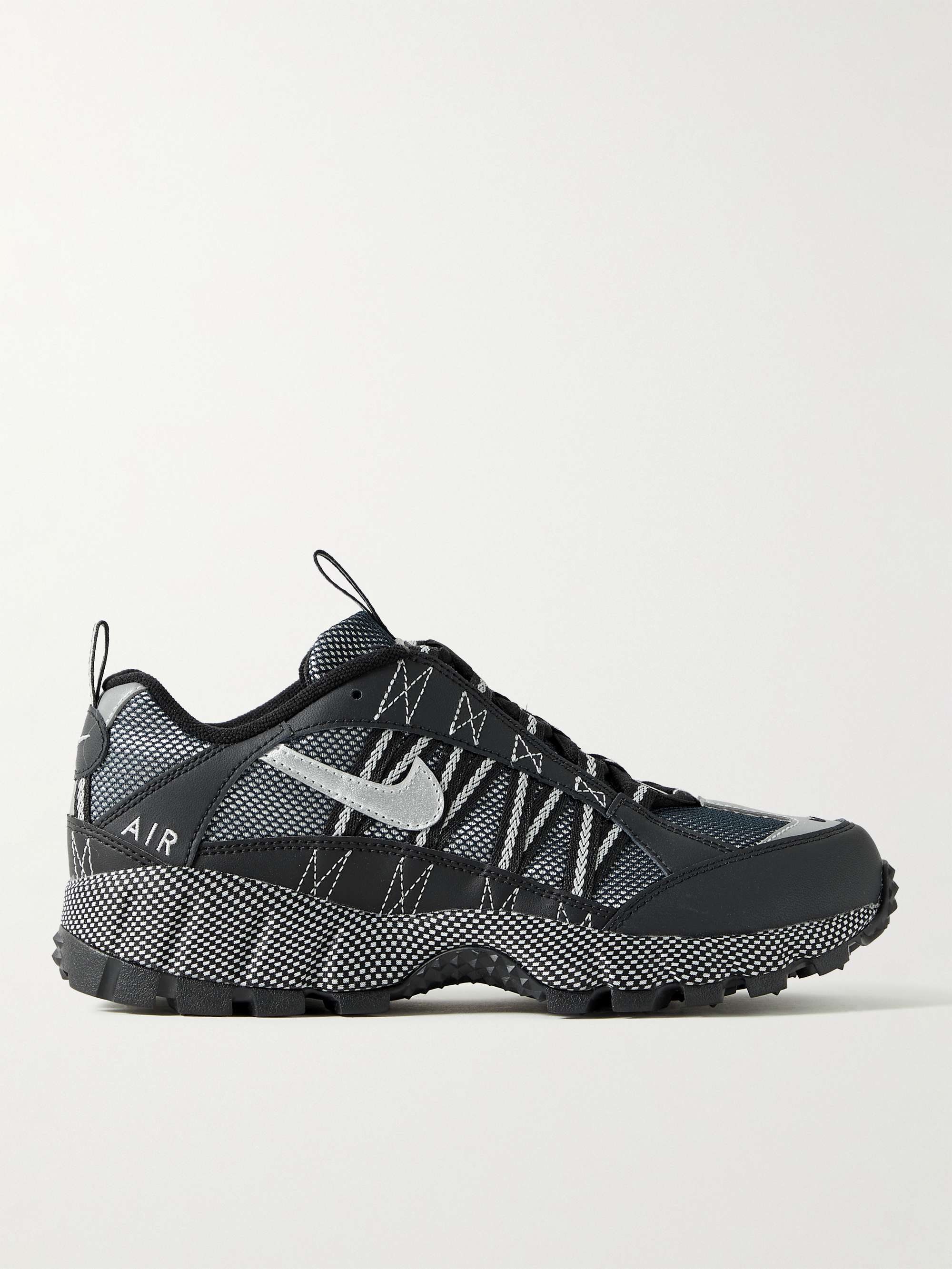NIKE Air Humara QS Leather-Trimmed Mesh Sneakers for Men | MR PORTER
