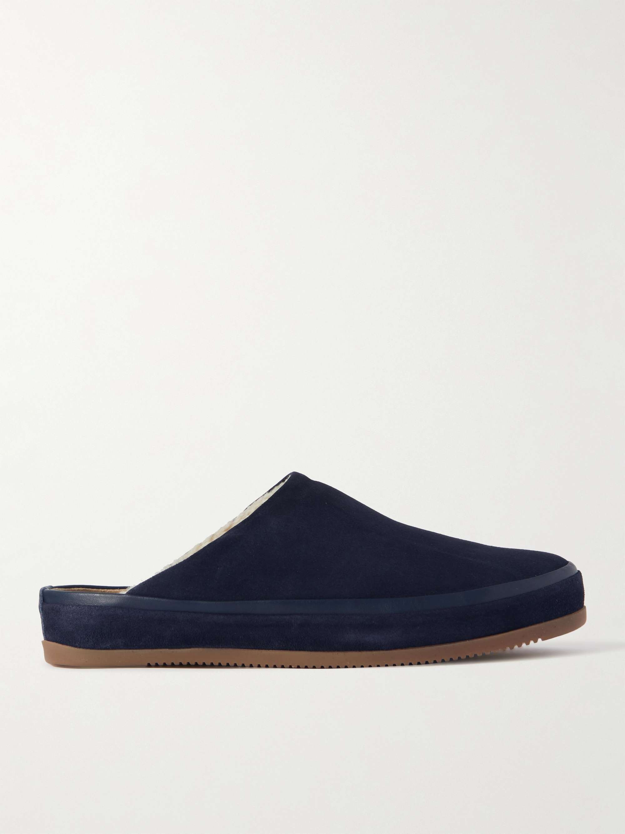 MULO Shearling-Lined Suede Slippers | MR PORTER