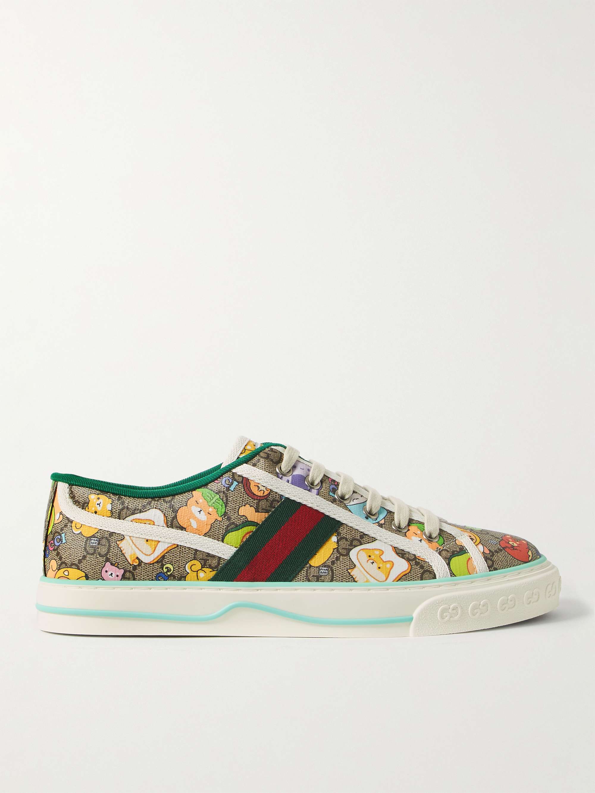 GUCCI + Angela Nguyen Printed Supreme Coated-Canvas Sneakers for Men | MR  PORTER