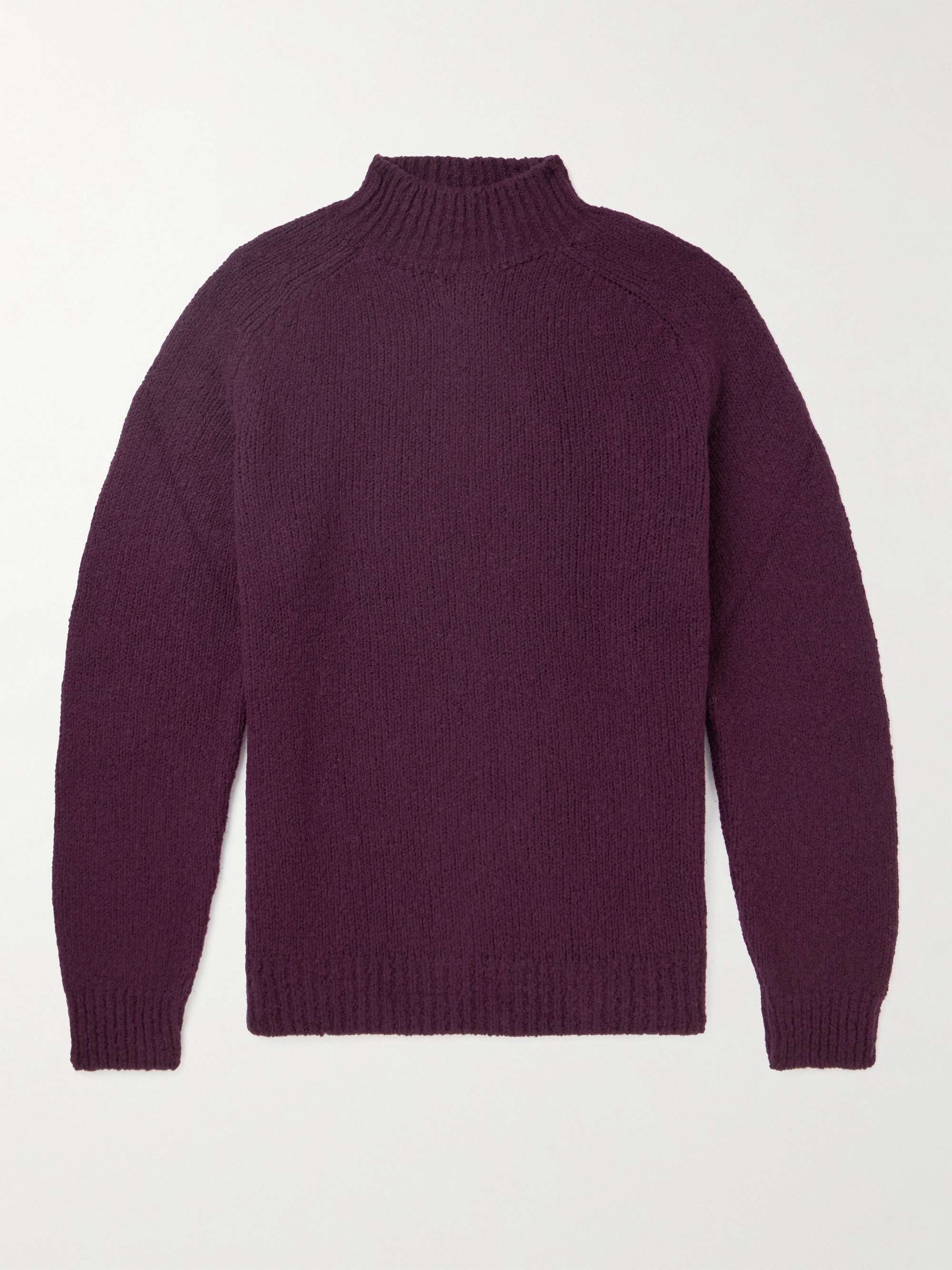 DE BONNE FACTURE Wool-Bouclé Sweater for Men | MR PORTER