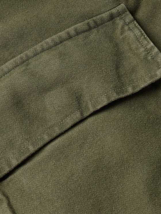 DRIES VAN NOTEN Garment-Dyed Cotton-Canvas Jacket for Men | MR PORTER