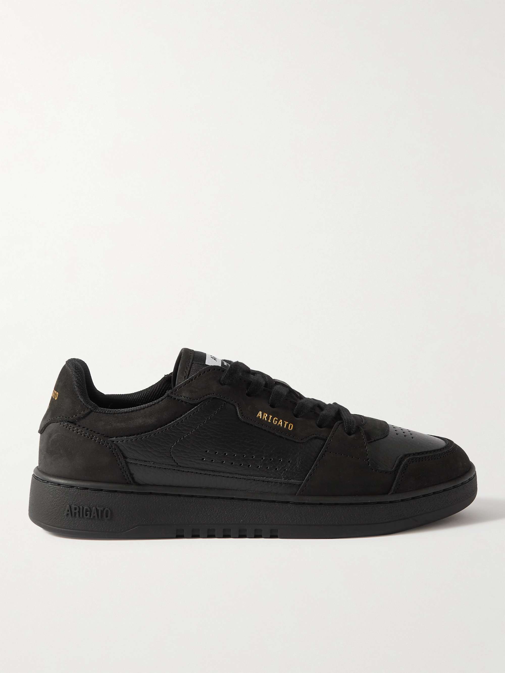 AXEL ARIGATO Dice Full-Grain Leather and Suede Sneakers for Men | MR PORTER