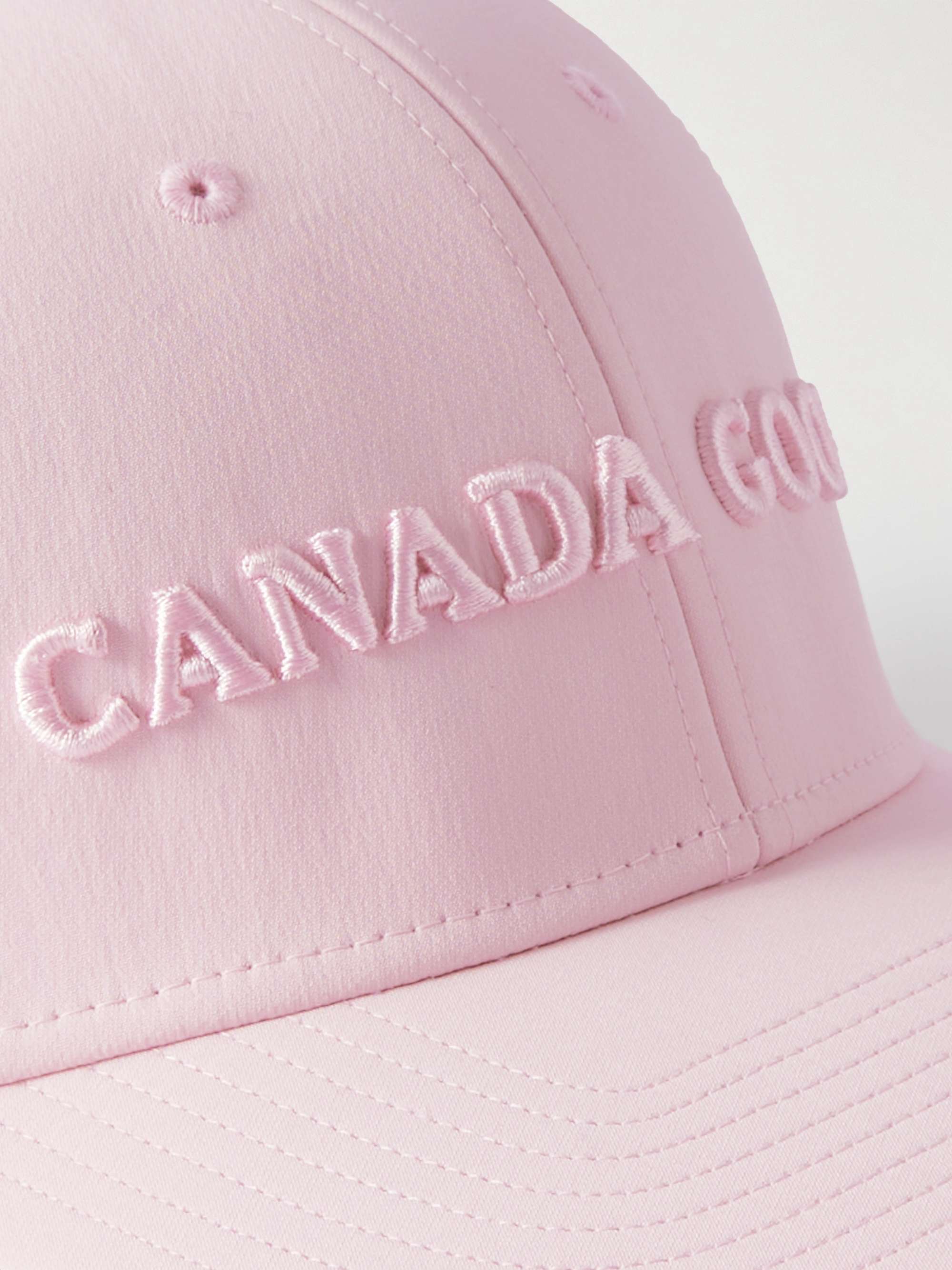 CANADA GOOSE Logo-Embroidered Cotton-Blend Canvas Baseball Cap | MR PORTER