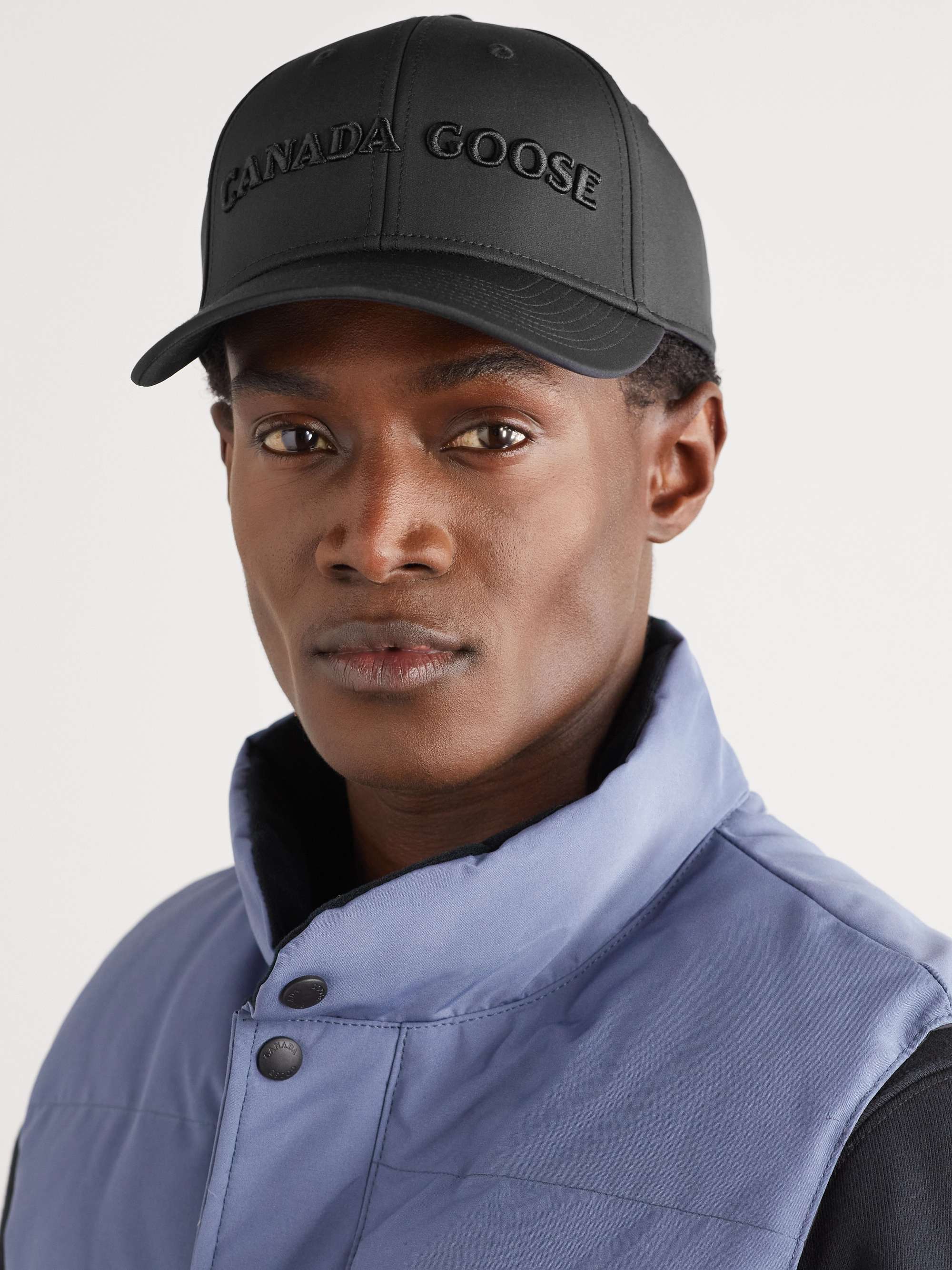 CANADA GOOSE Logo-Embroidered Stretch-Twill Baseball Cap for Men | MR ...
