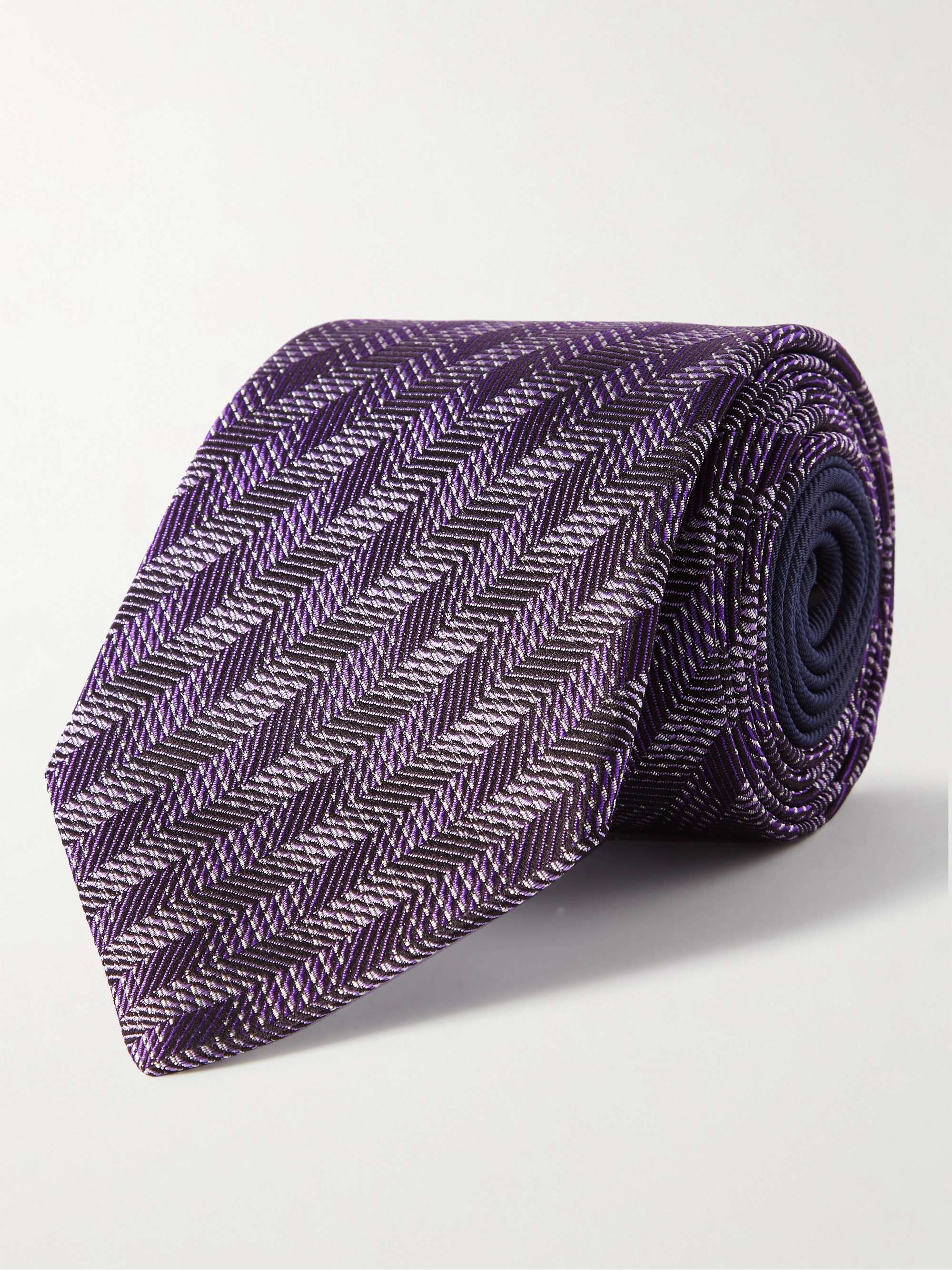 Cravatta in seta jacquard, 8,5 cm | MR PORTER