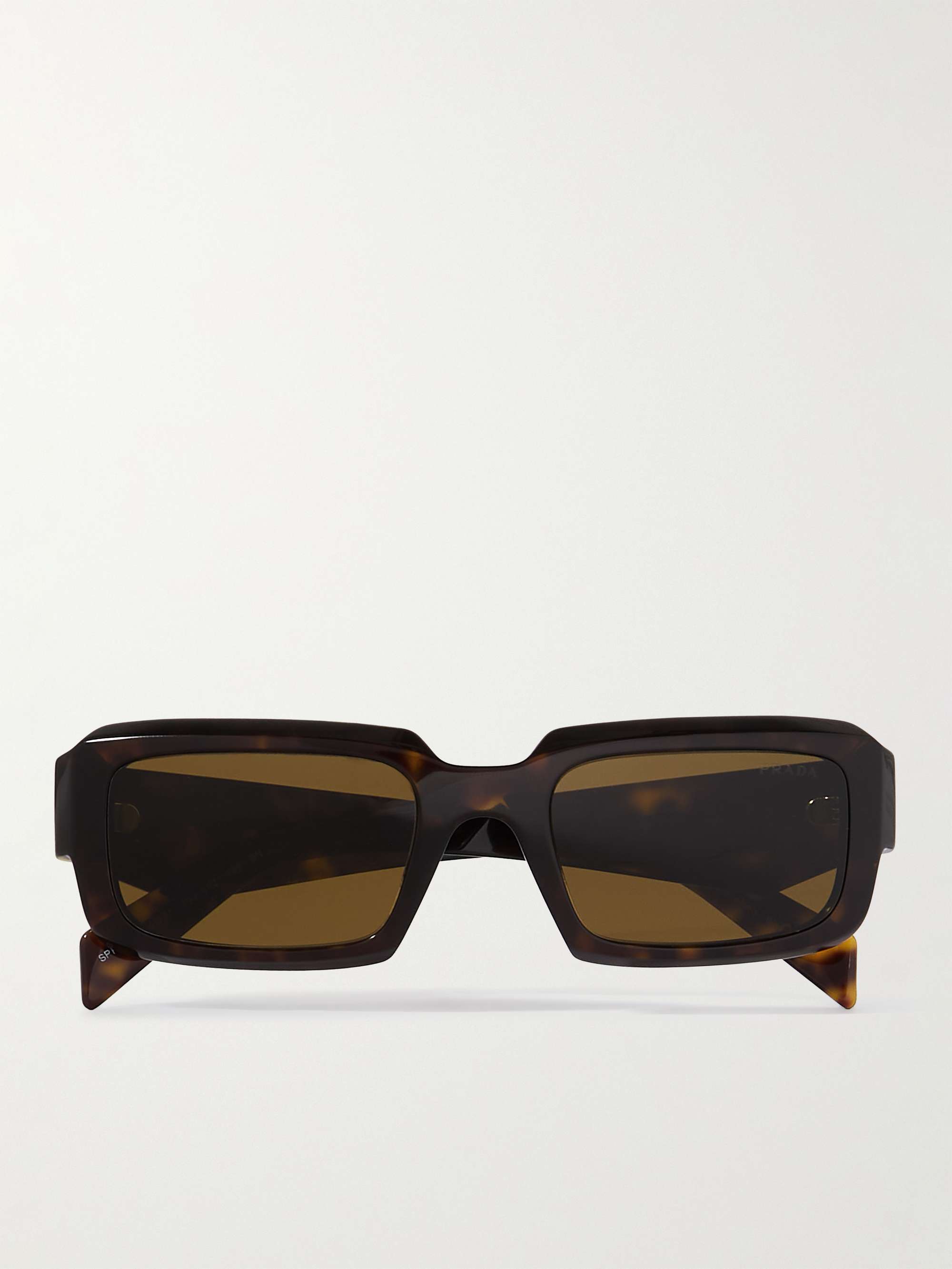 Sonnenbrille mit rechteckigem Rahmen aus Azetat in Schildpattoptik | MR  PORTER