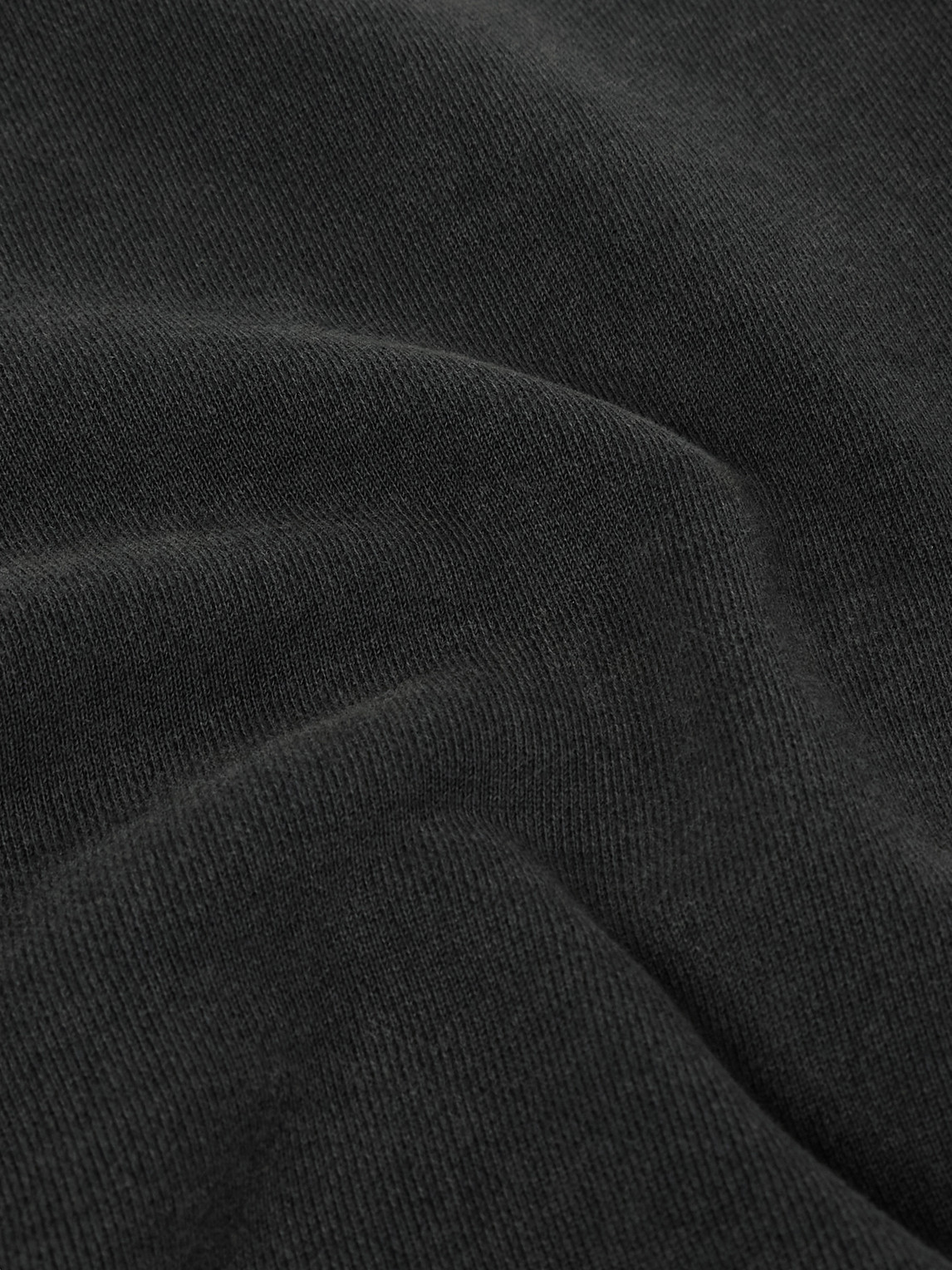 Shop Entire Studios Enzyme-washed Cotton-jersey Sweatshirt In Black