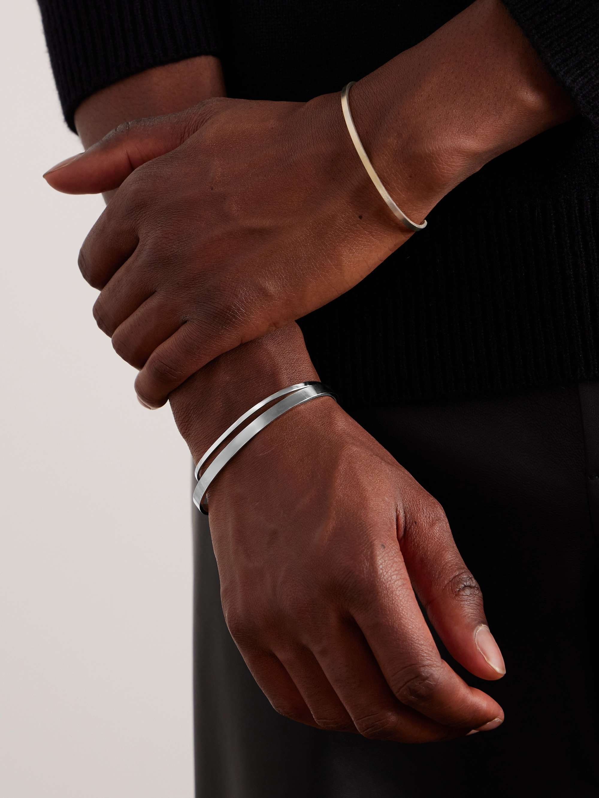 ALICE MADE THIS P2 Bancroft Polished Sterling Silver Bracelet for Men | MR  PORTER